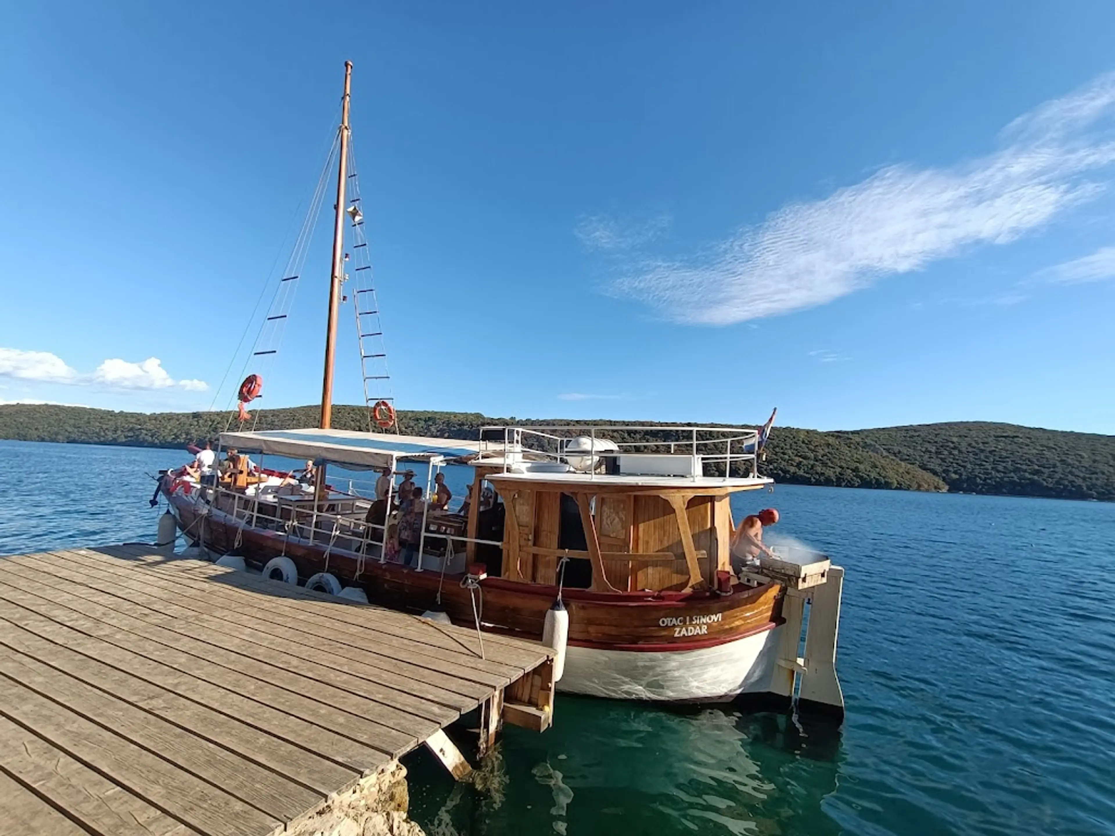 Boat tour around the Rovinj archipelago