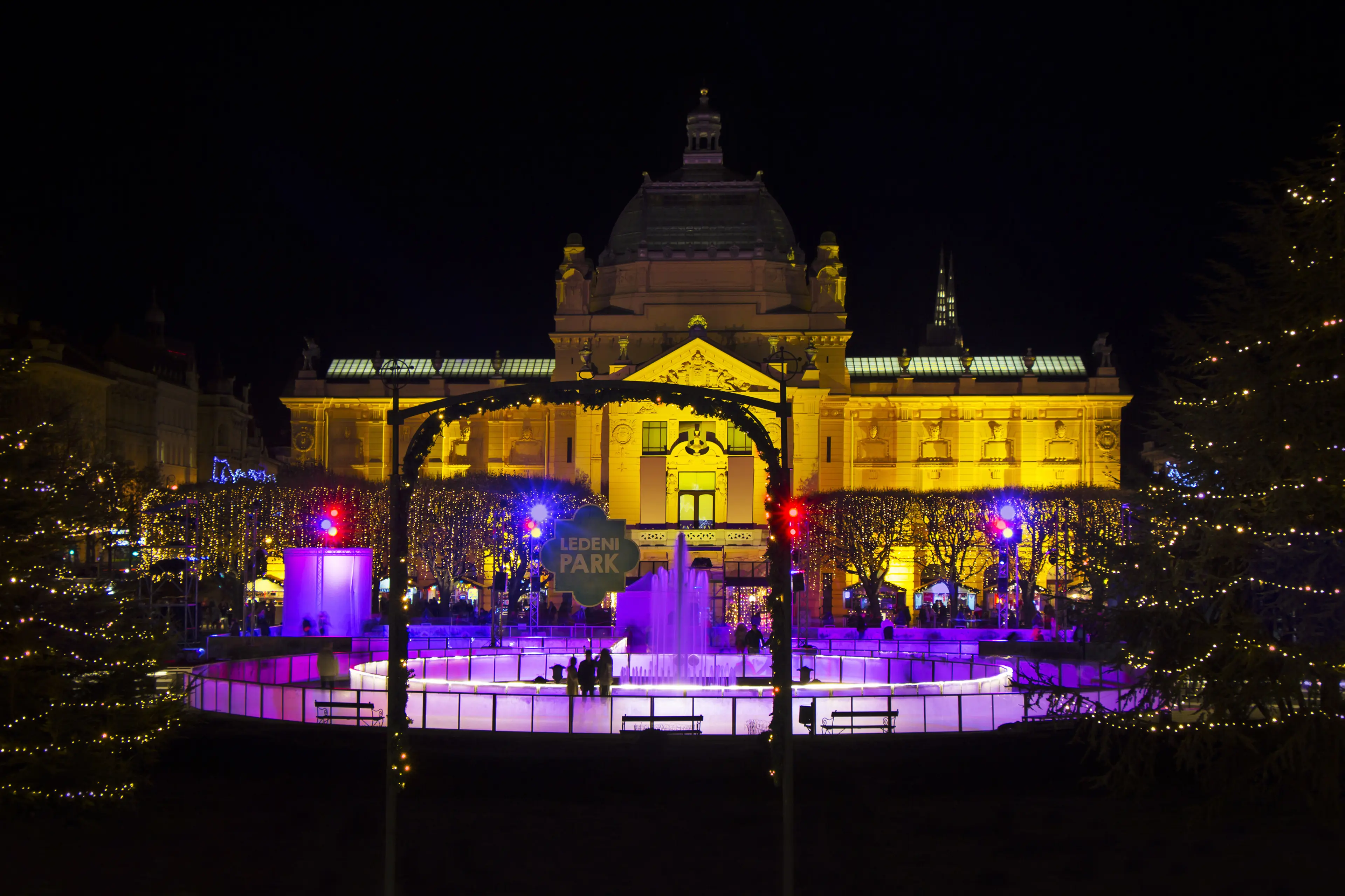 Ice Park on King Tomislav Square