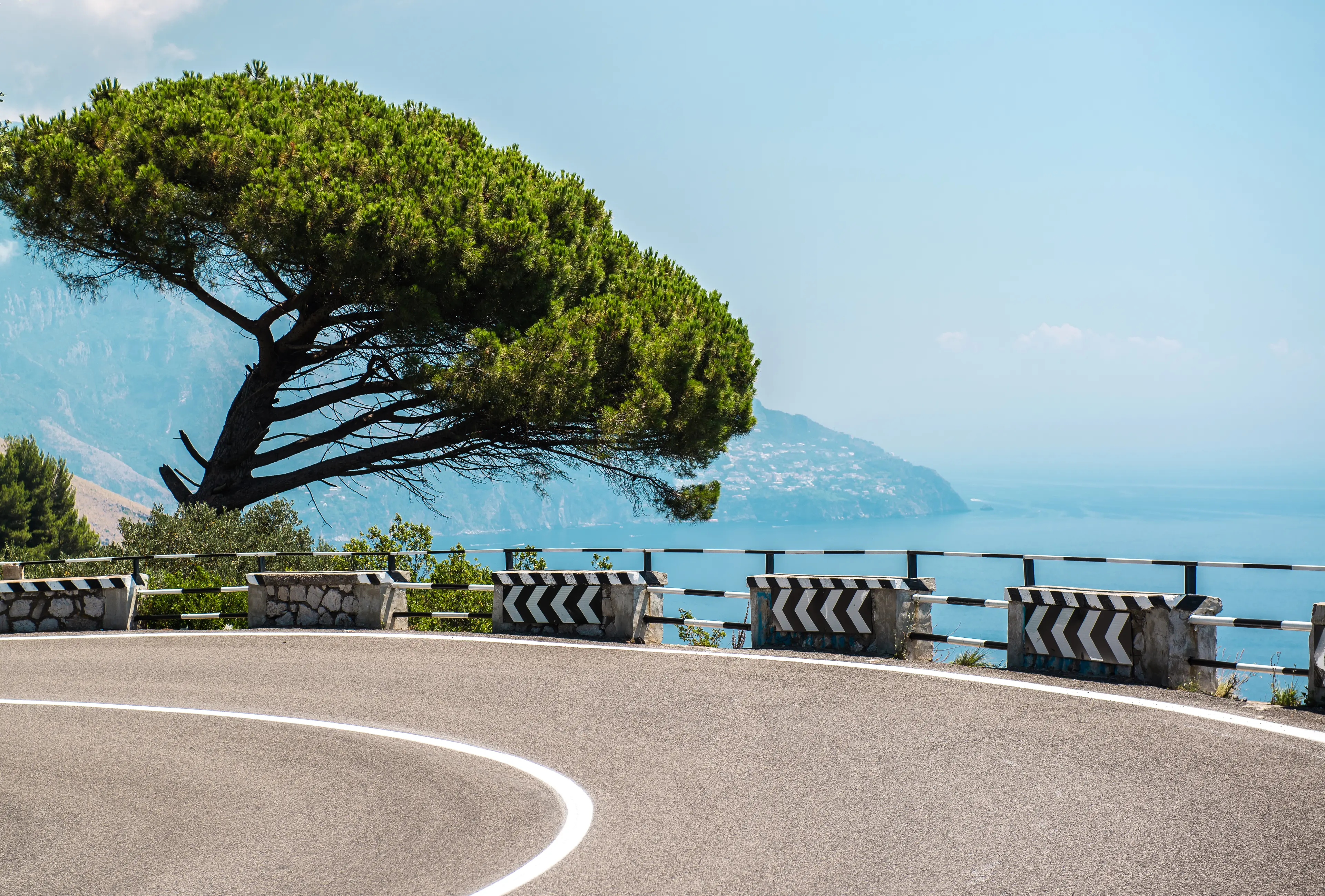 Scenic drive along the Amalfi Coast