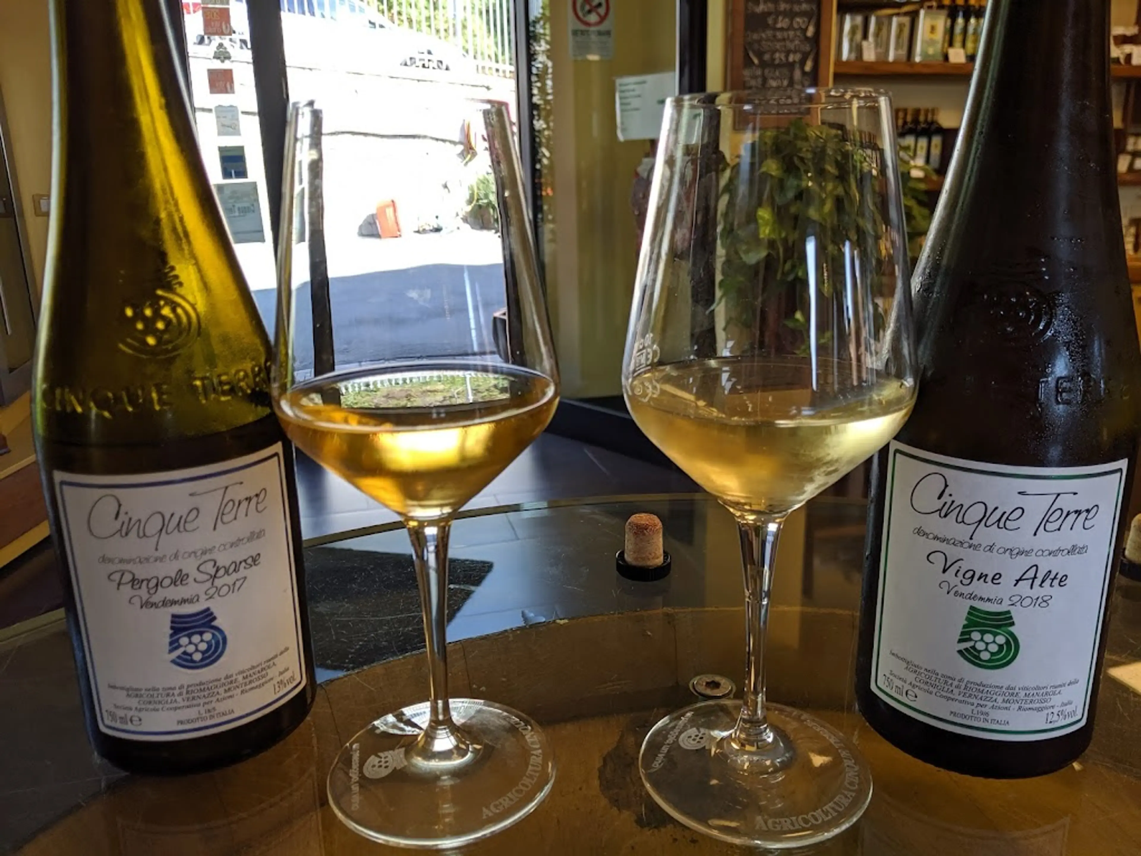 Local wine cooperative in Manarola