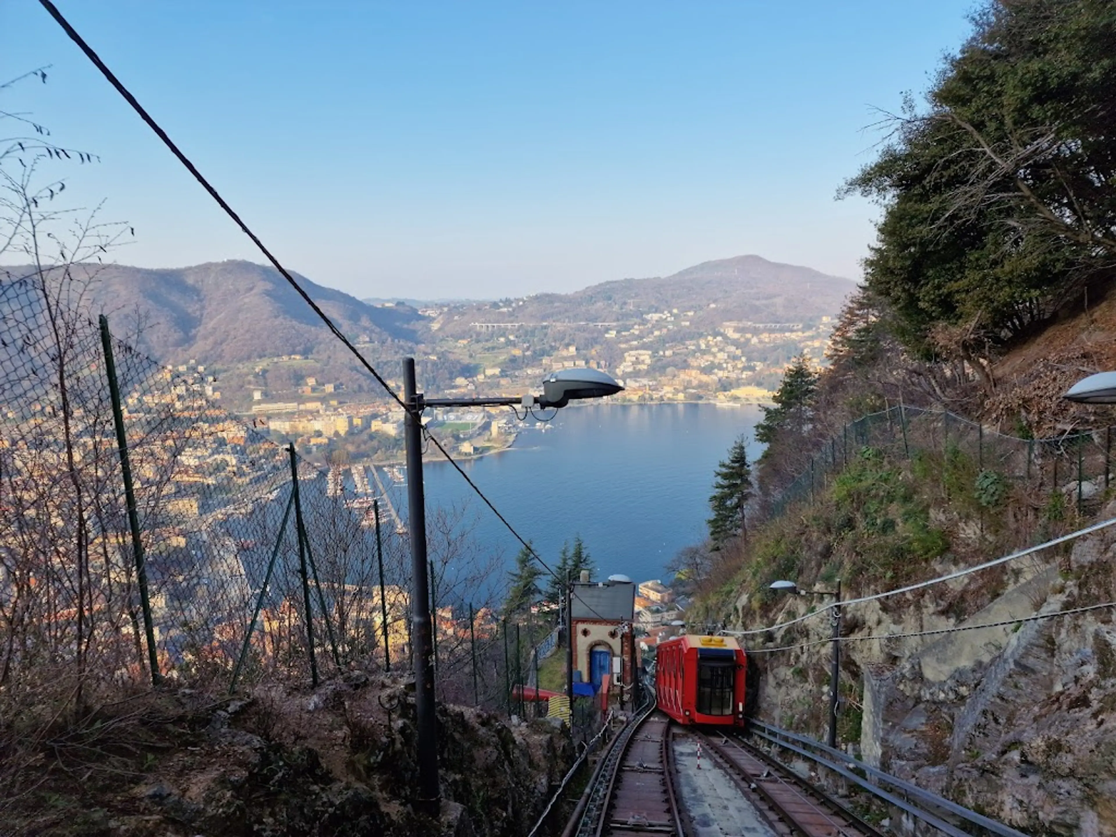 Funicular ride to Brunate