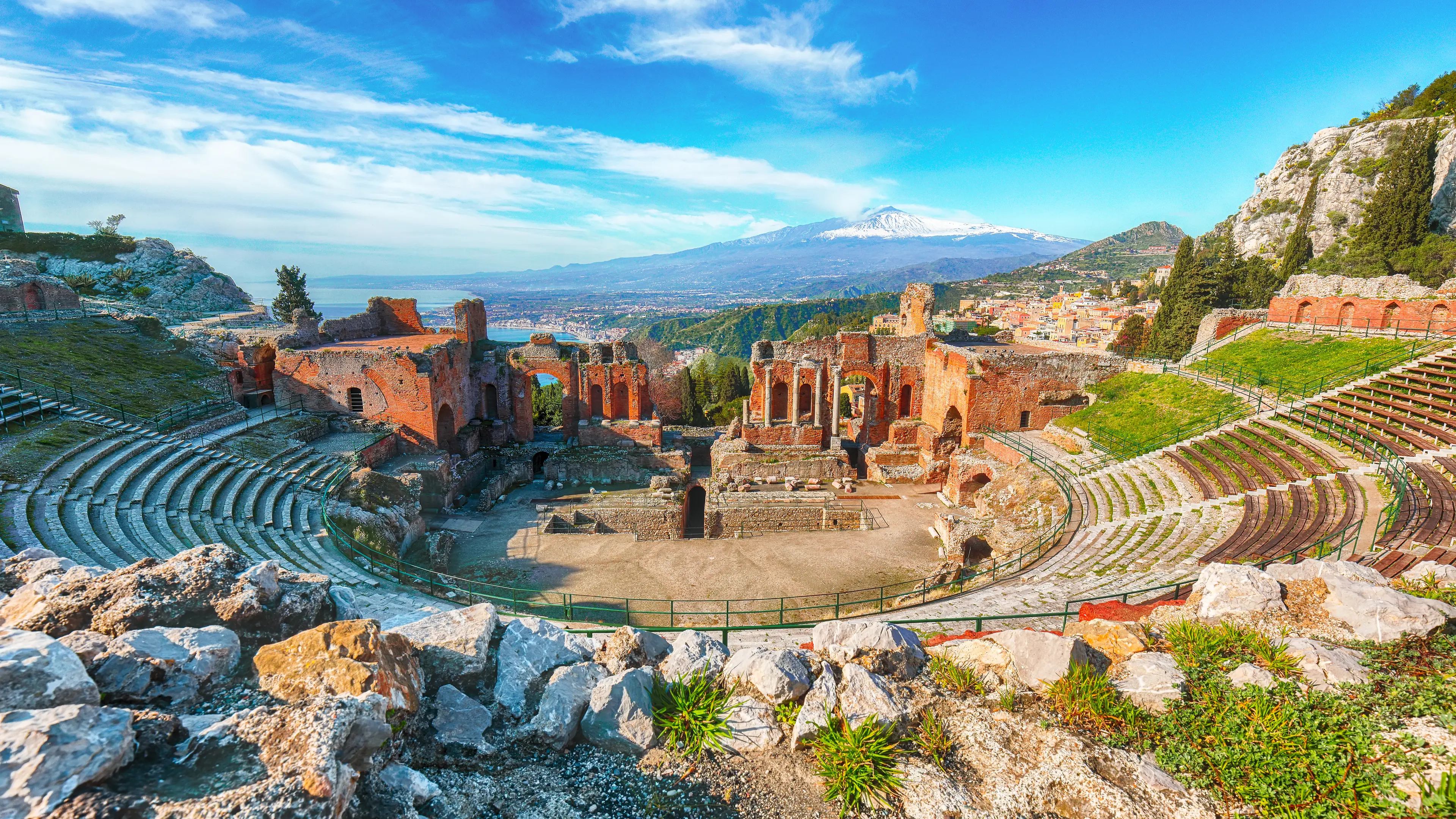 Ancient Greek theater in Taormina