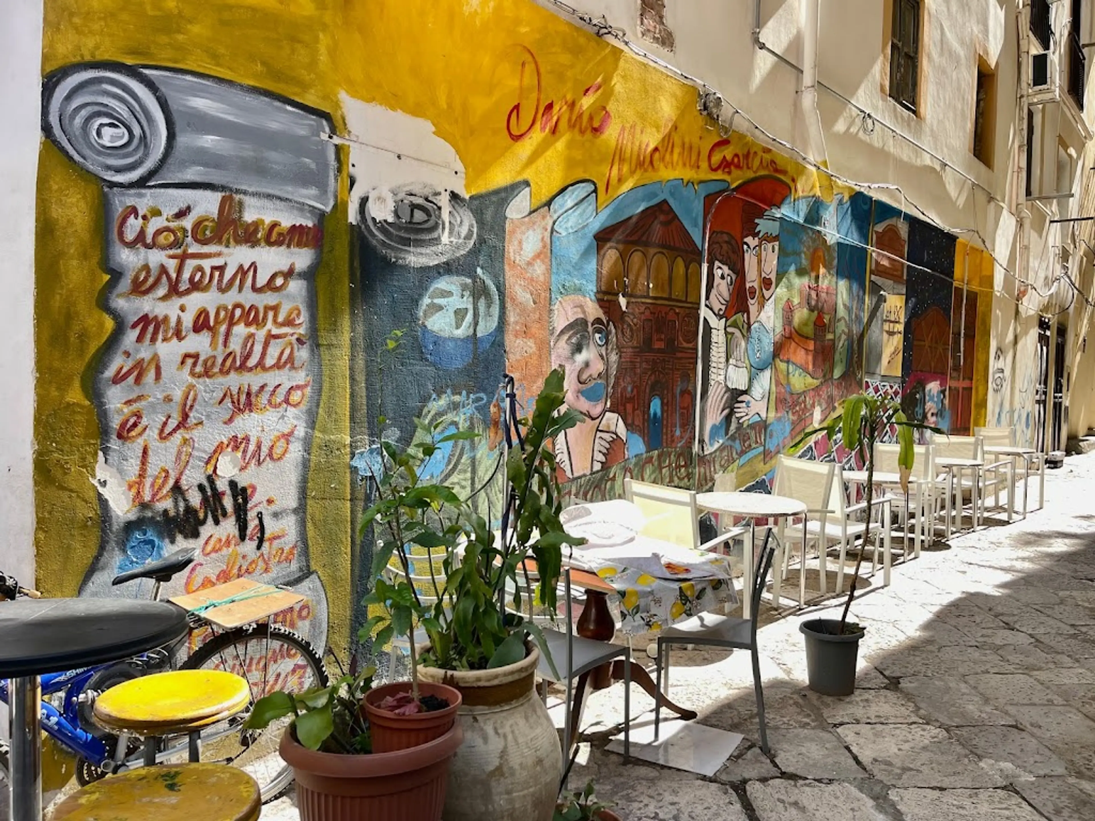 Local market in Palermo