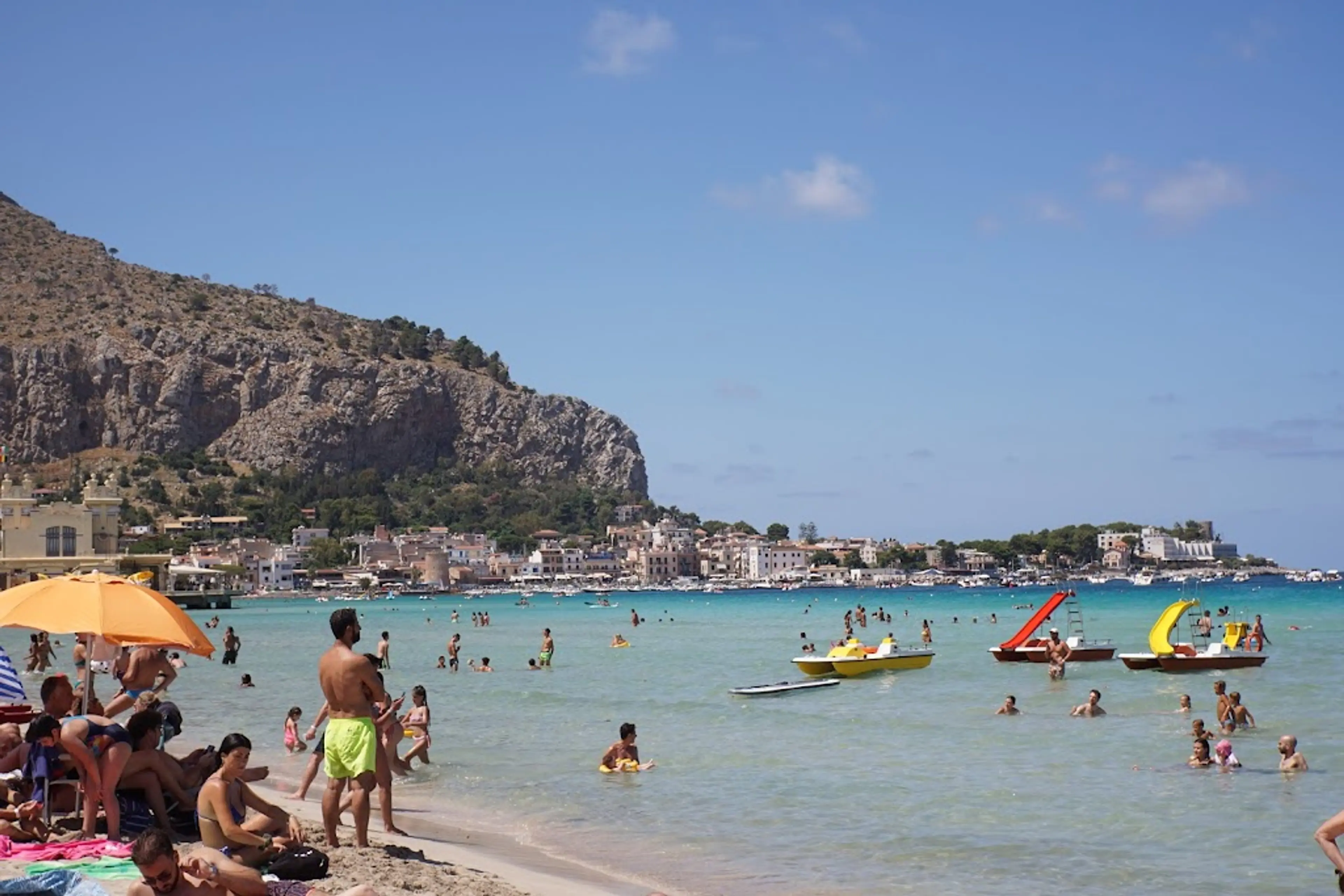 Mondello beach