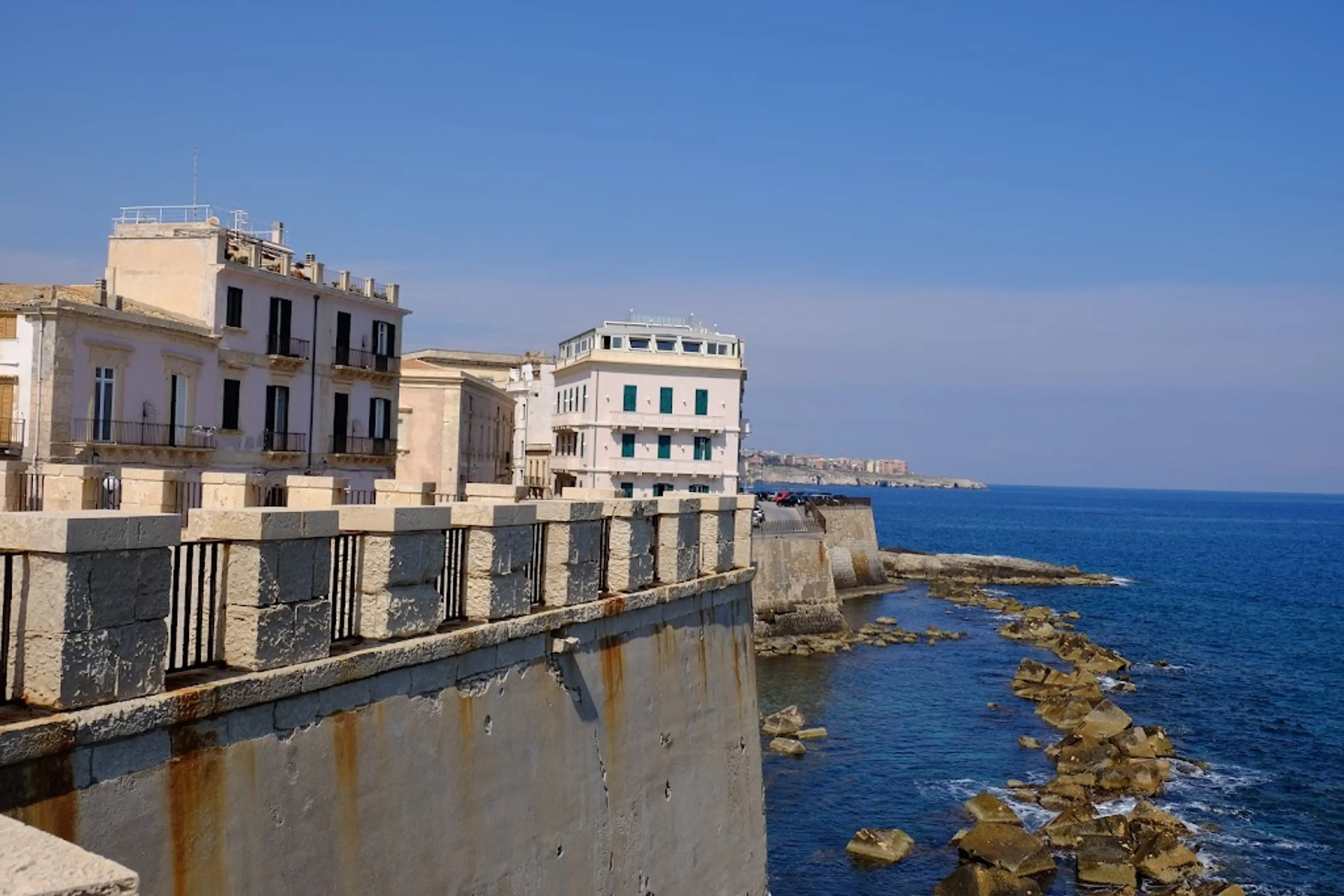 Ortigia waterfront promenade