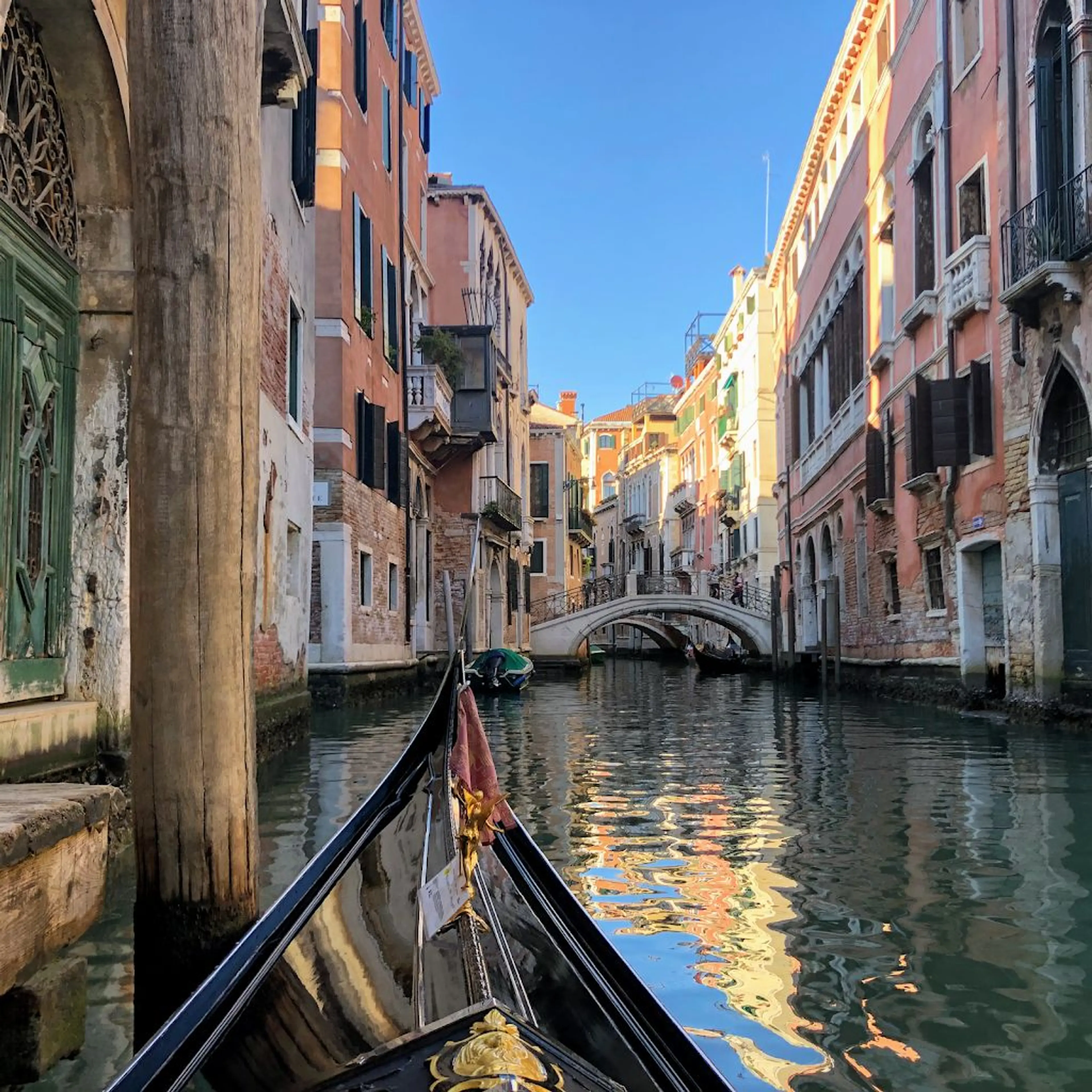 Gondola ride along the Grand Canal