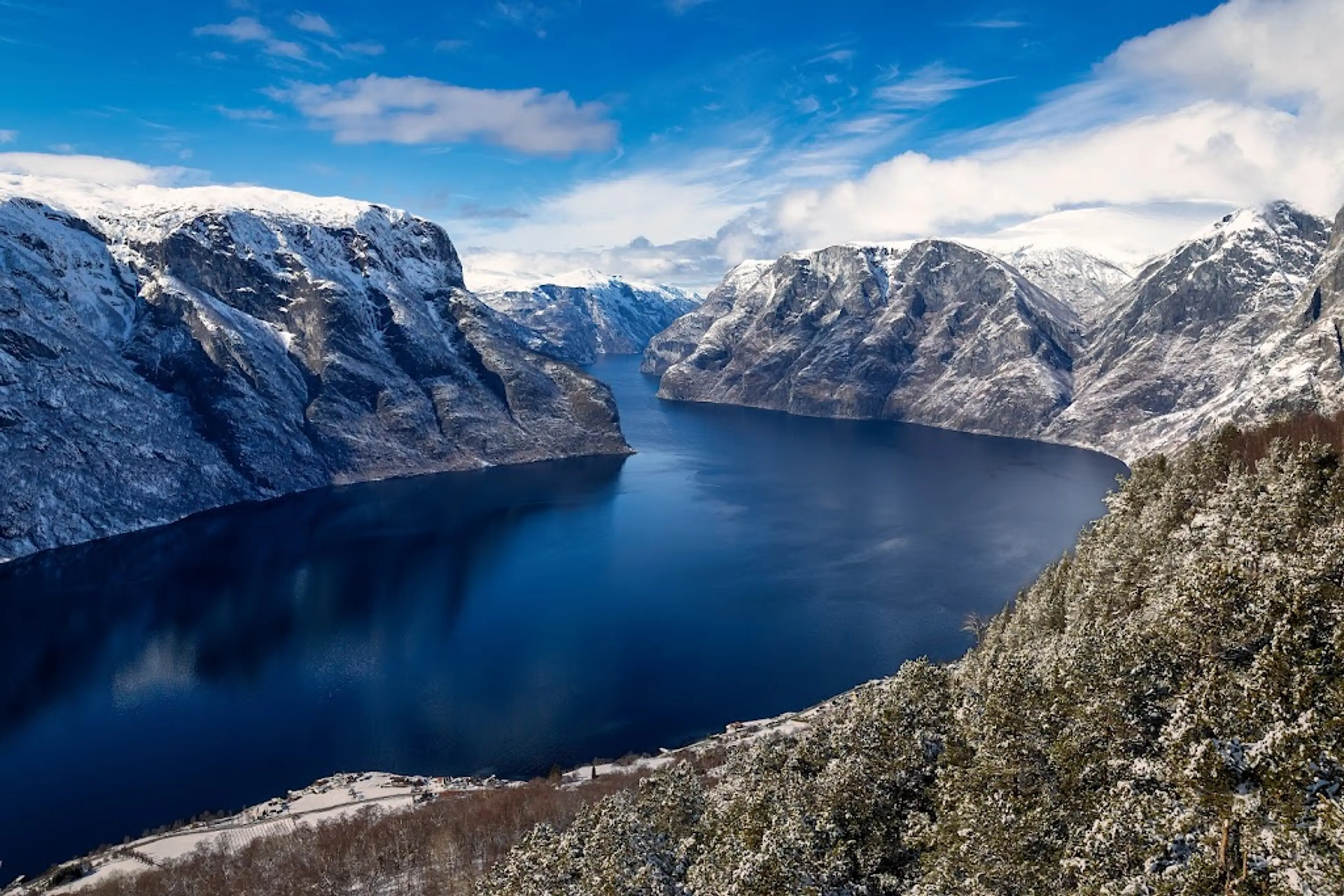 Aurlandsfjord and Nærøyfjord