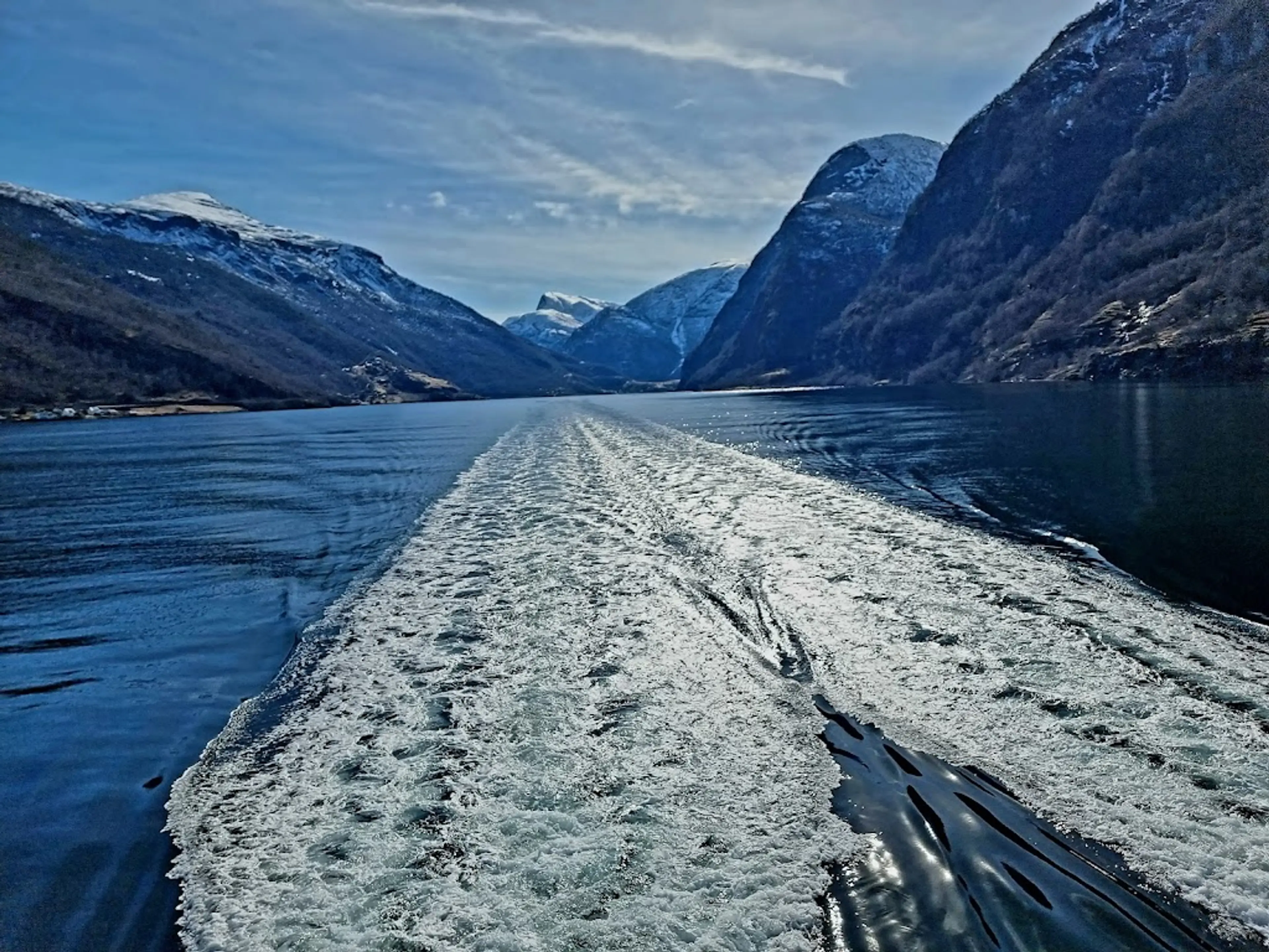 Fjord cruise on the Aurlandsfjord and Nærøyfjord