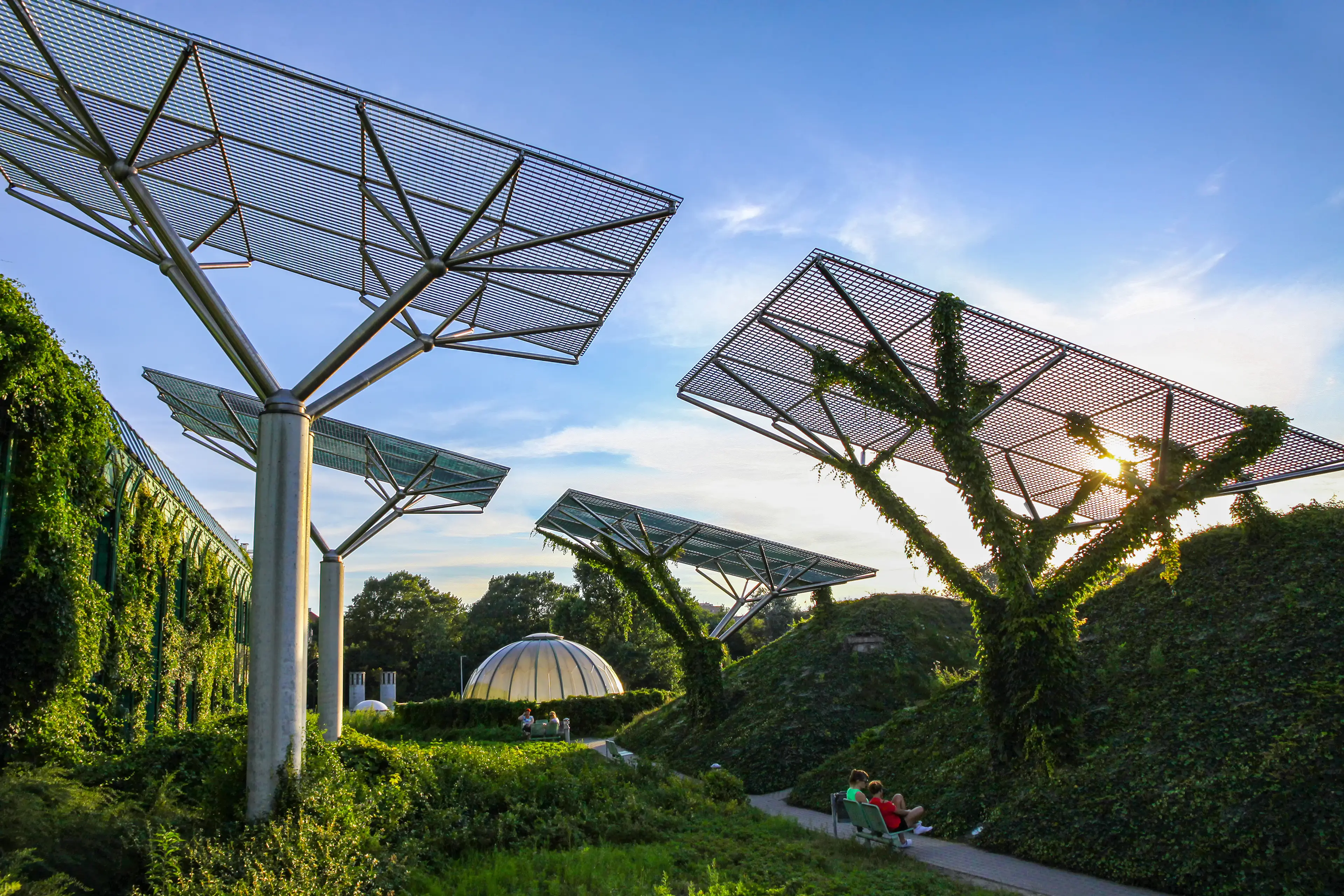 Warsaw University Library's Rooftop Garden