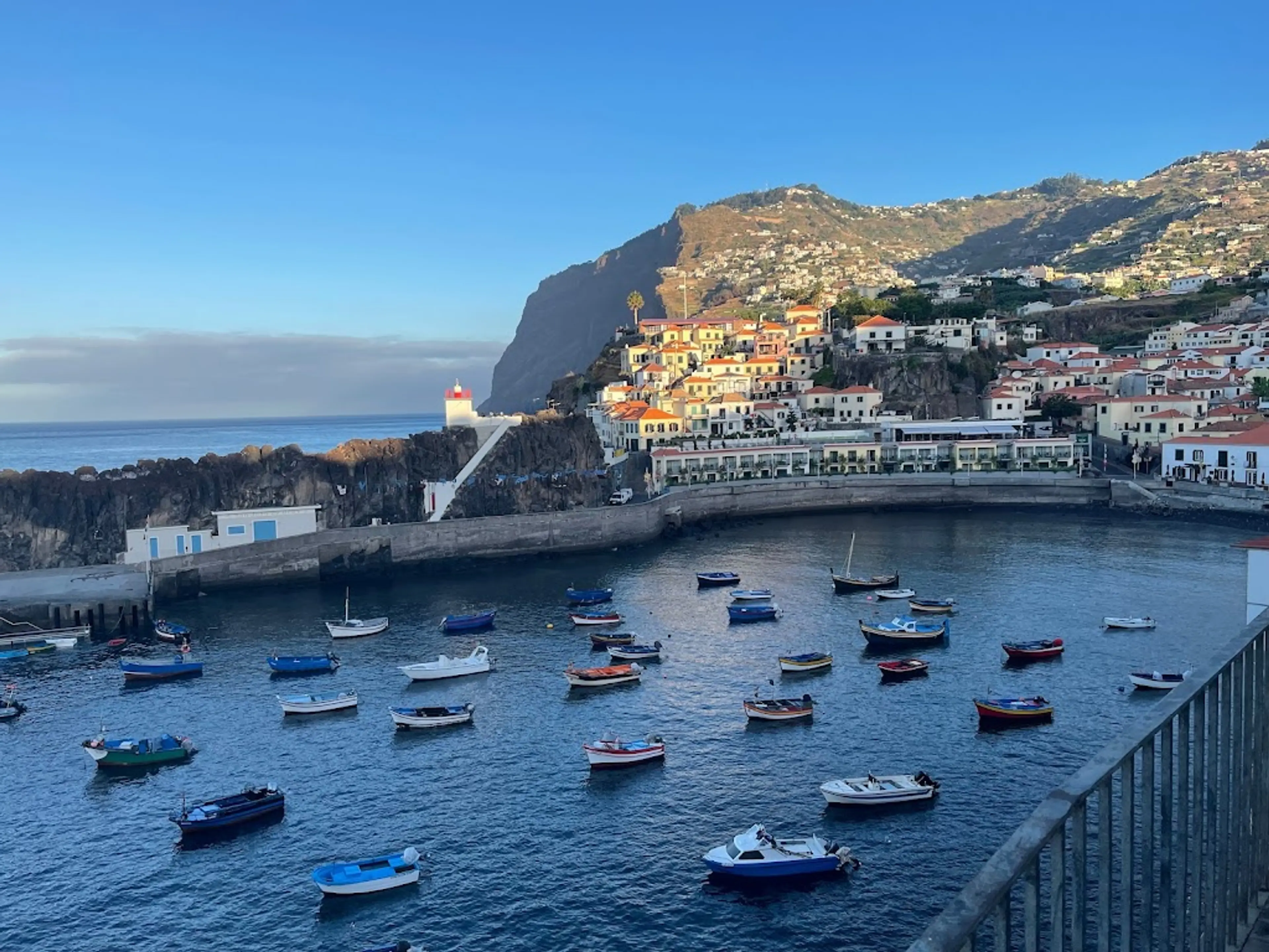 Câmara de Lobos fishing harbor