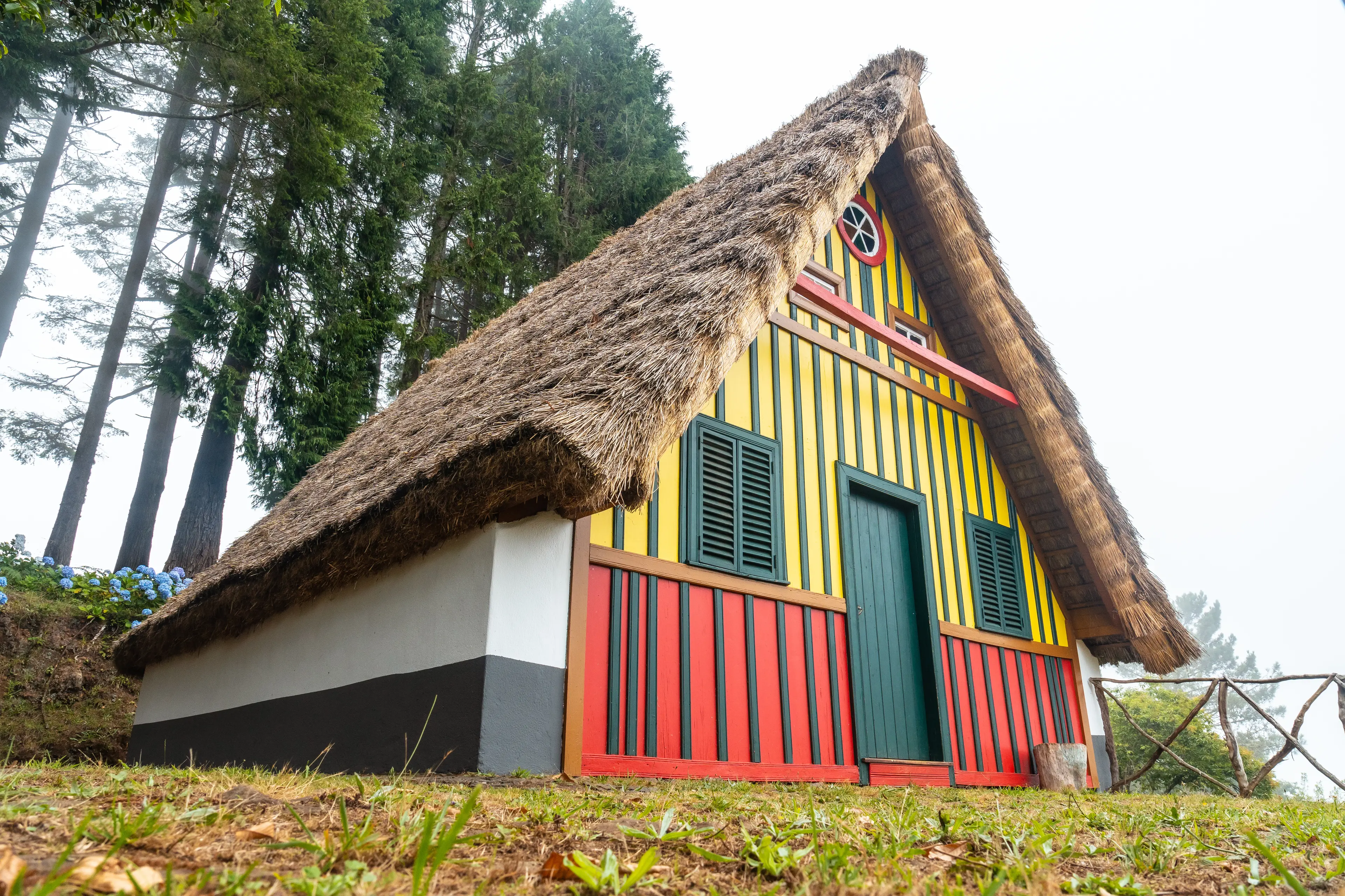 Traditional Madeiran houses in Santana