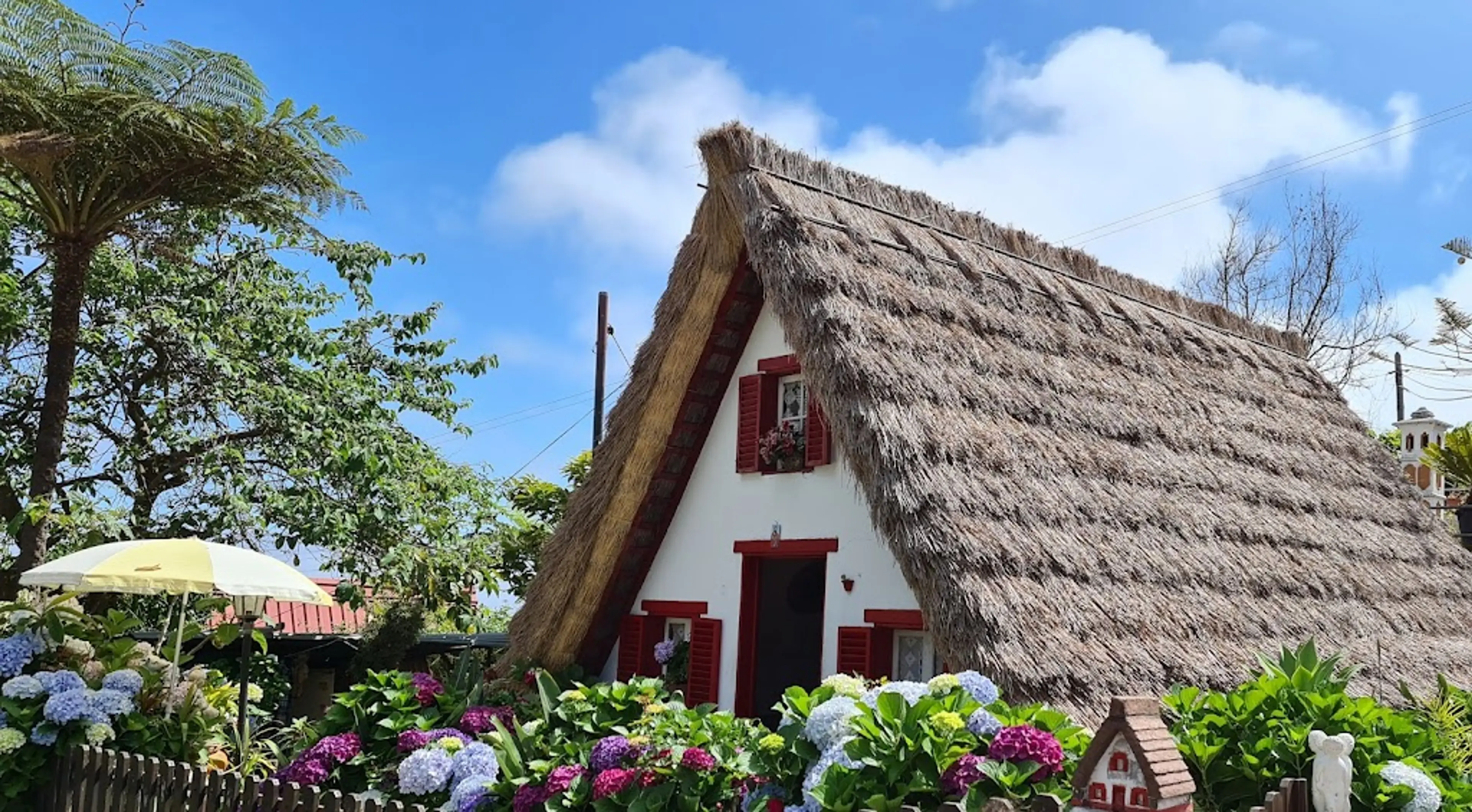 Traditional triangular houses of Santana