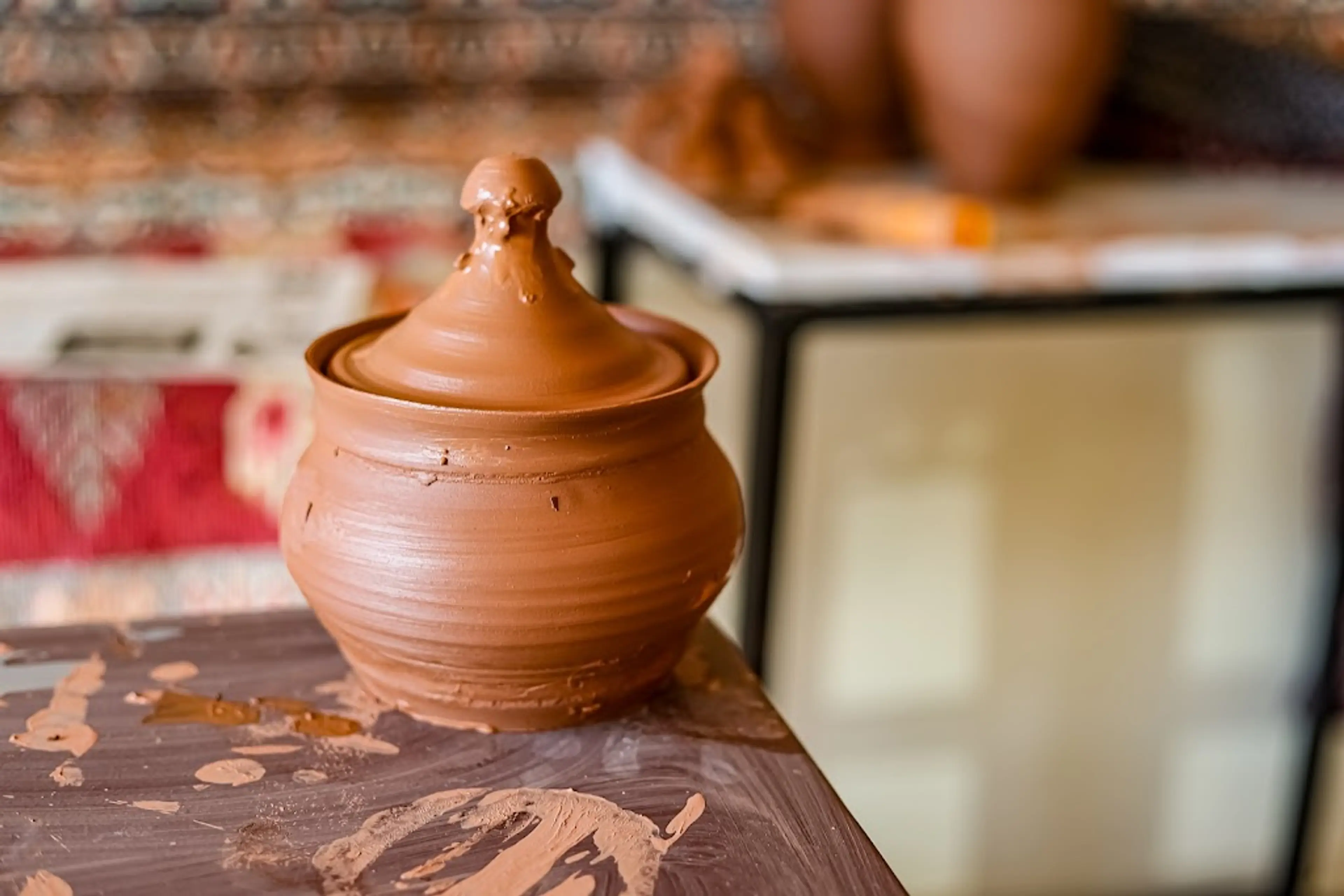 Pottery-making class in Avanos