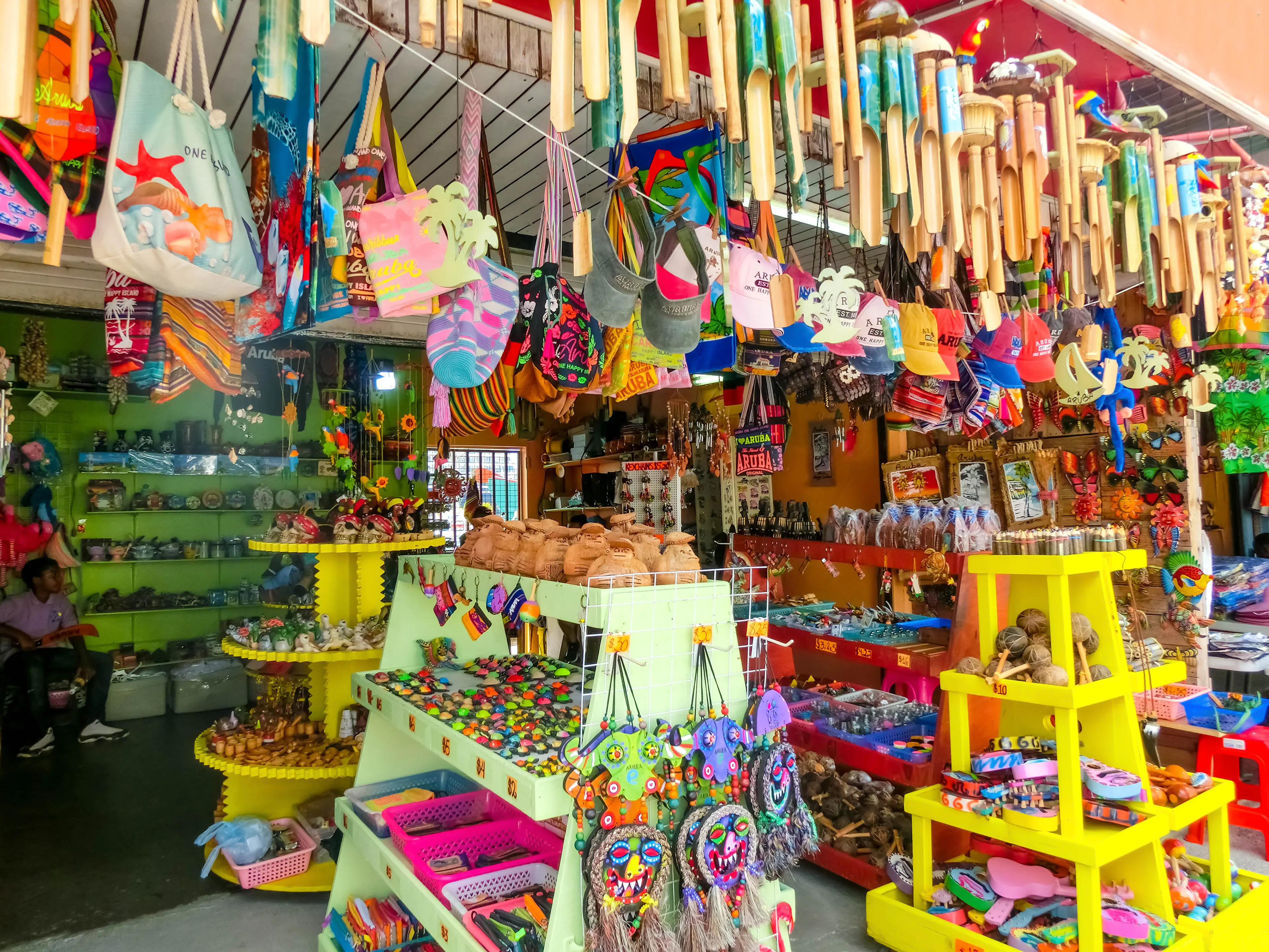 Local markets in Oranjestad