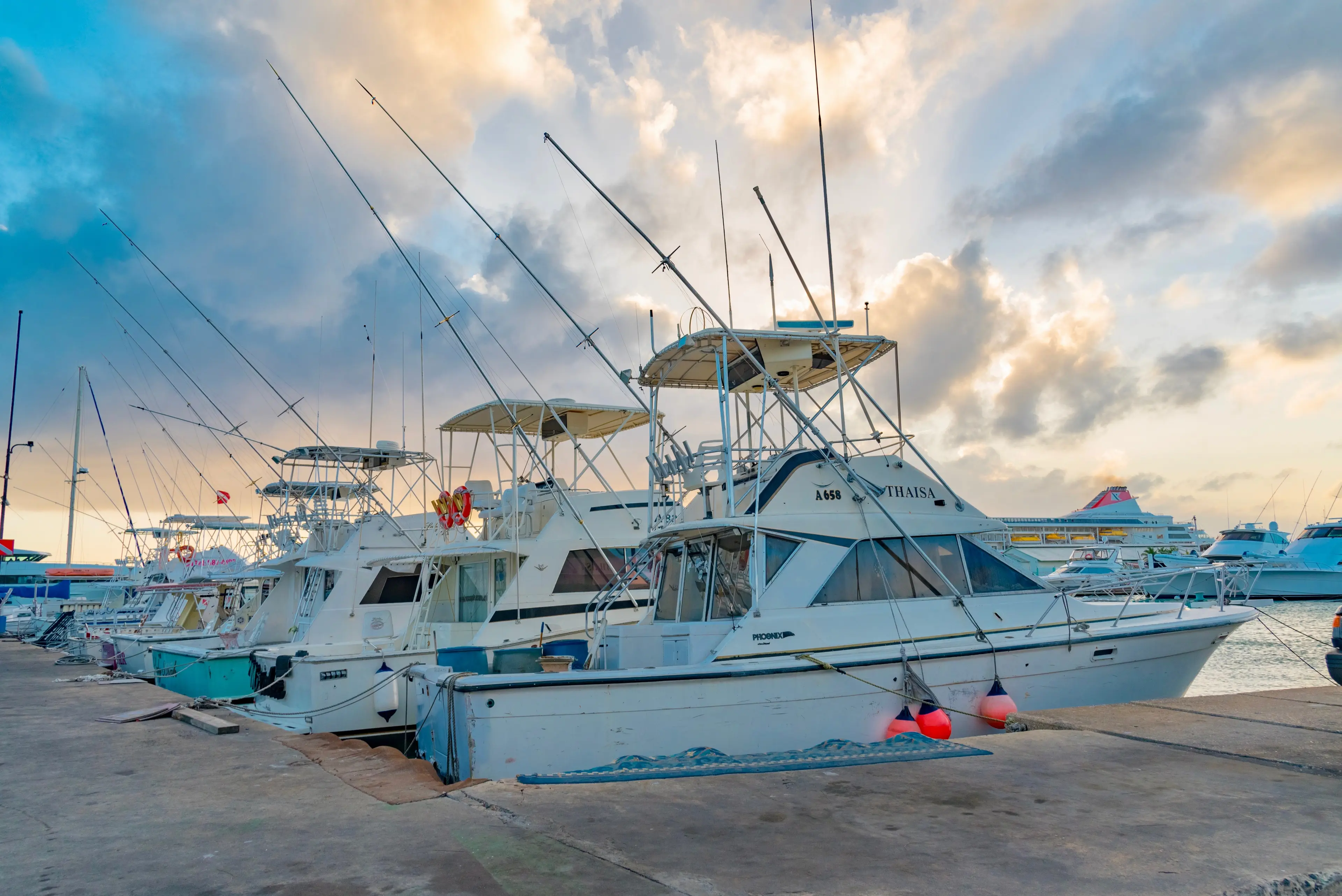 Oranjestad's marina