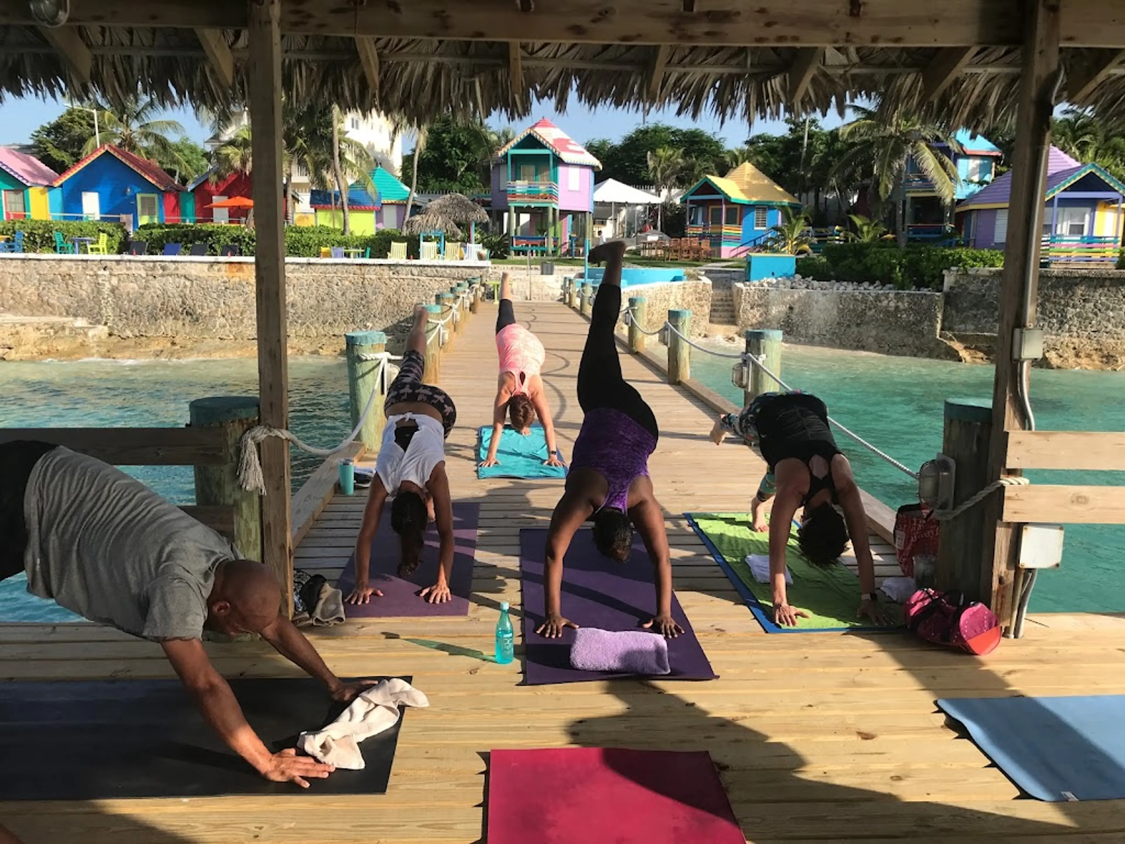 Yoga on the beach