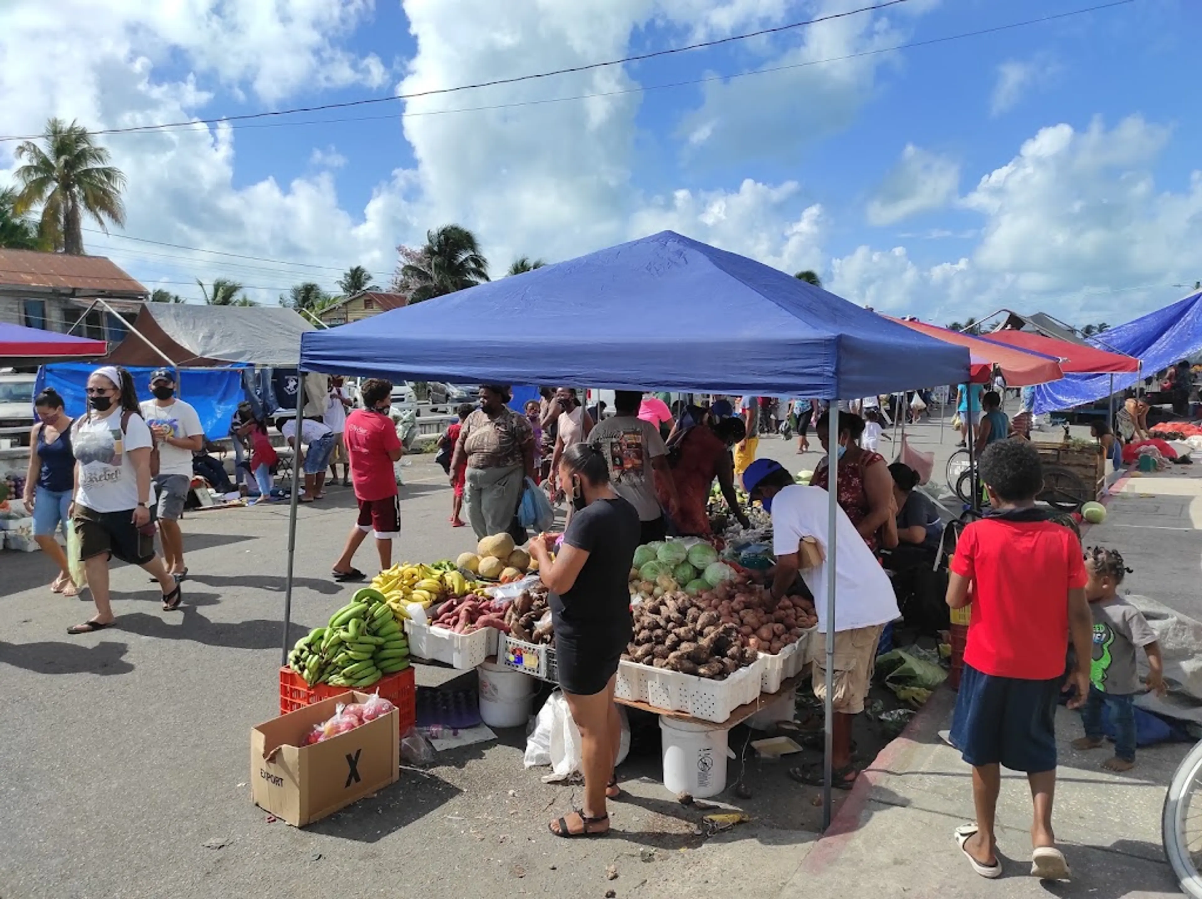 Local markets in Belize City