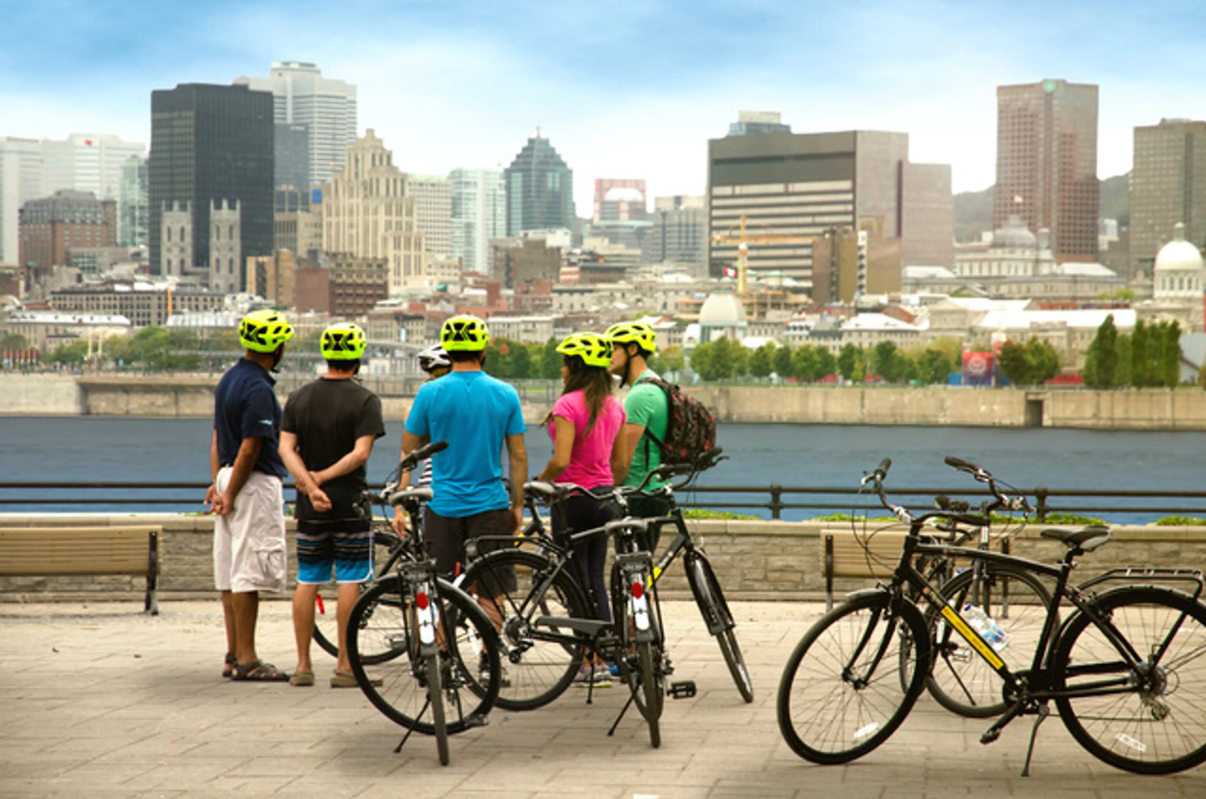 Bike Ride along Lachine Canal