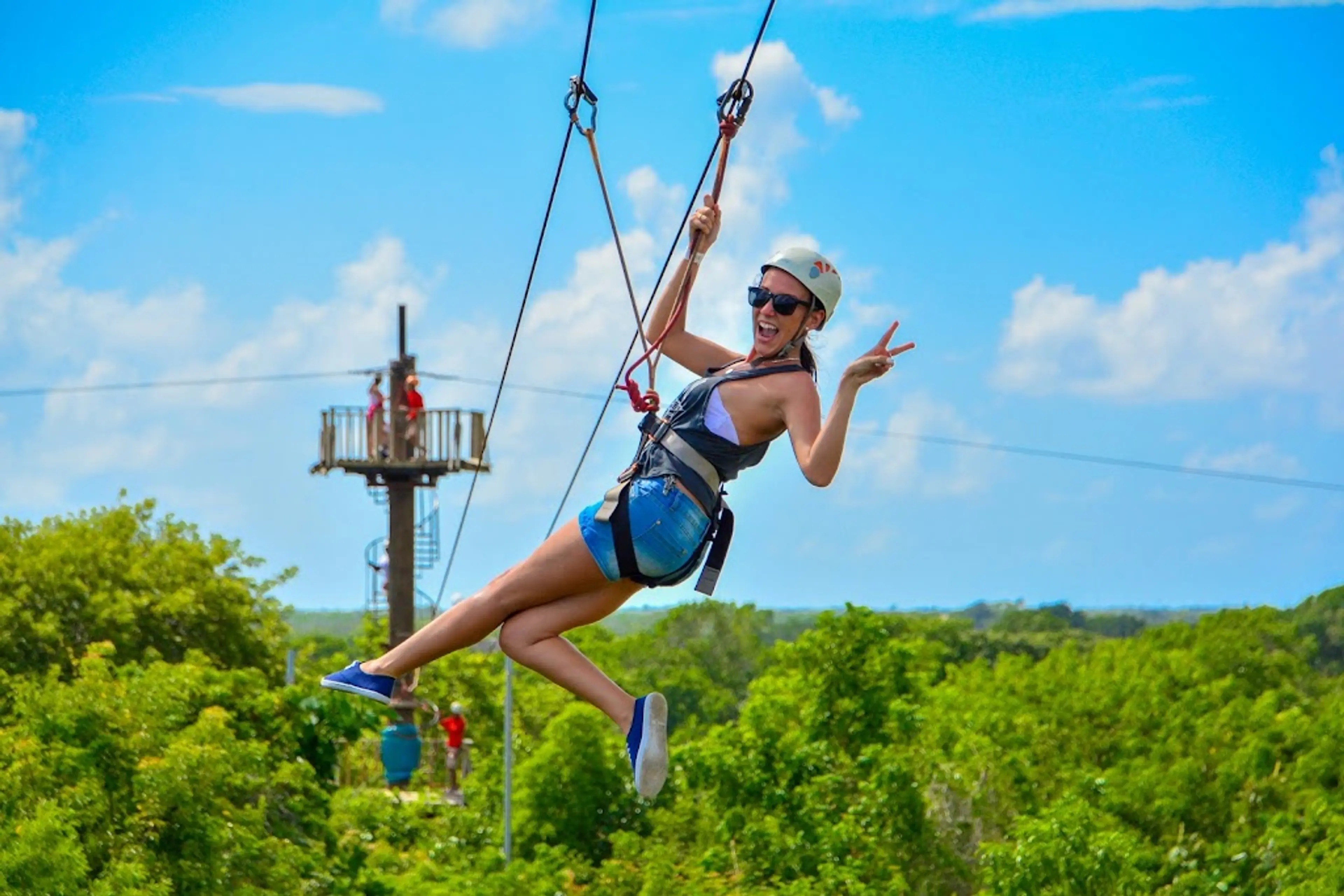 Zip-lining