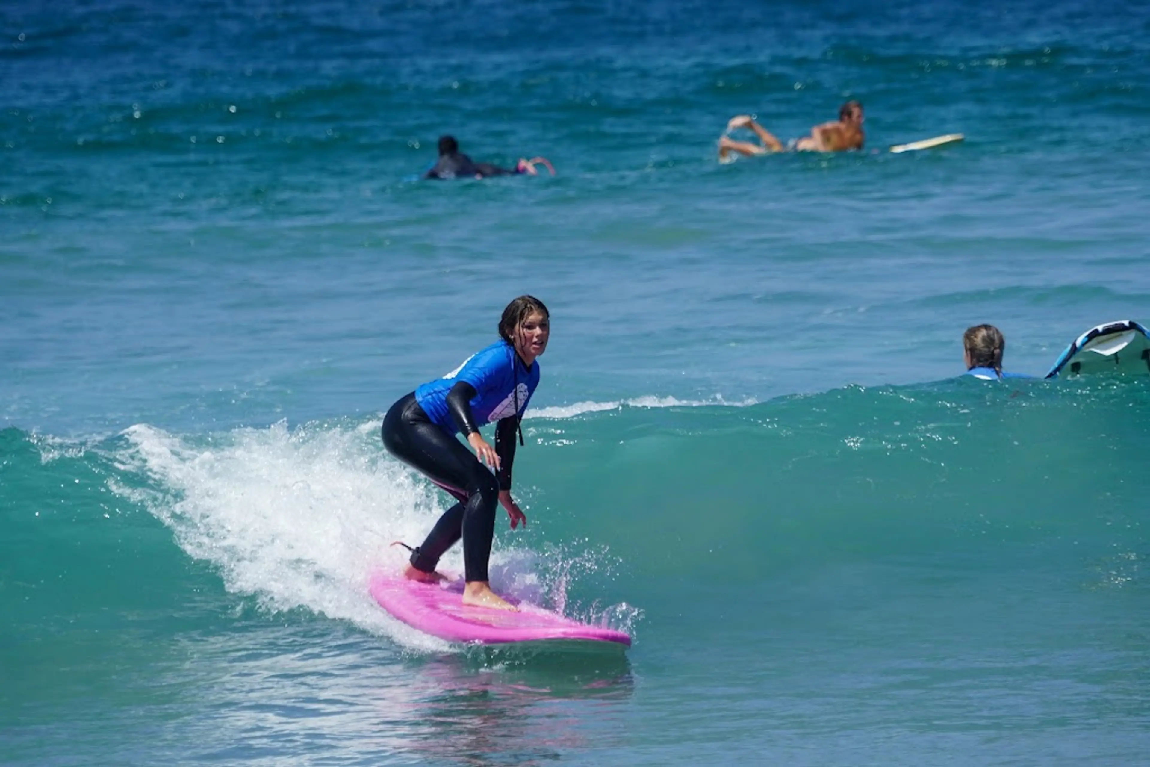 Surfing in San Diego