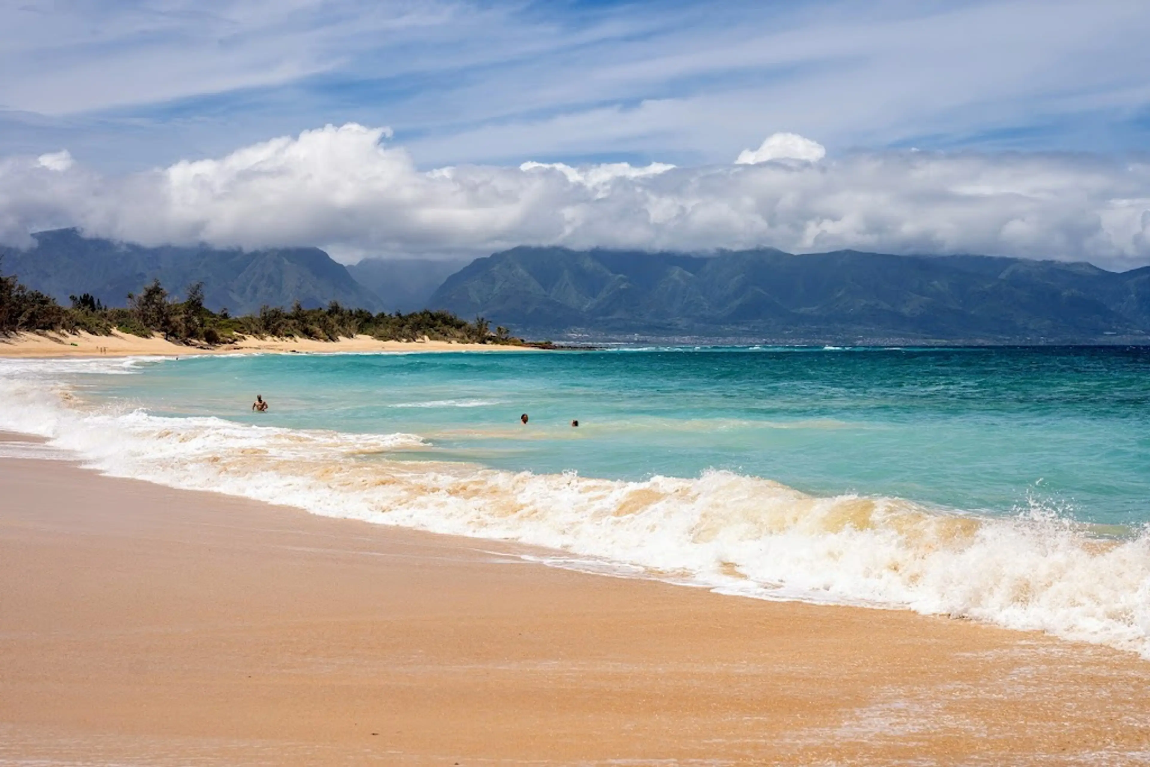 Scenic beach