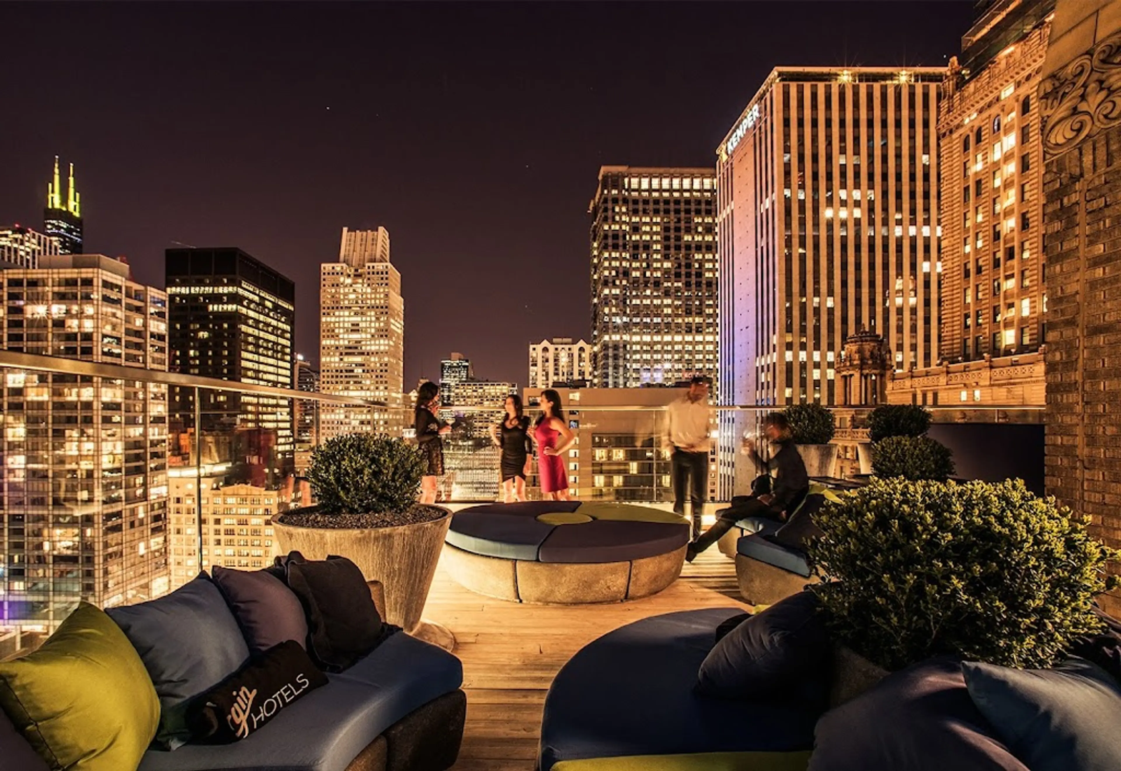 Rooftop Bar in Downtown
