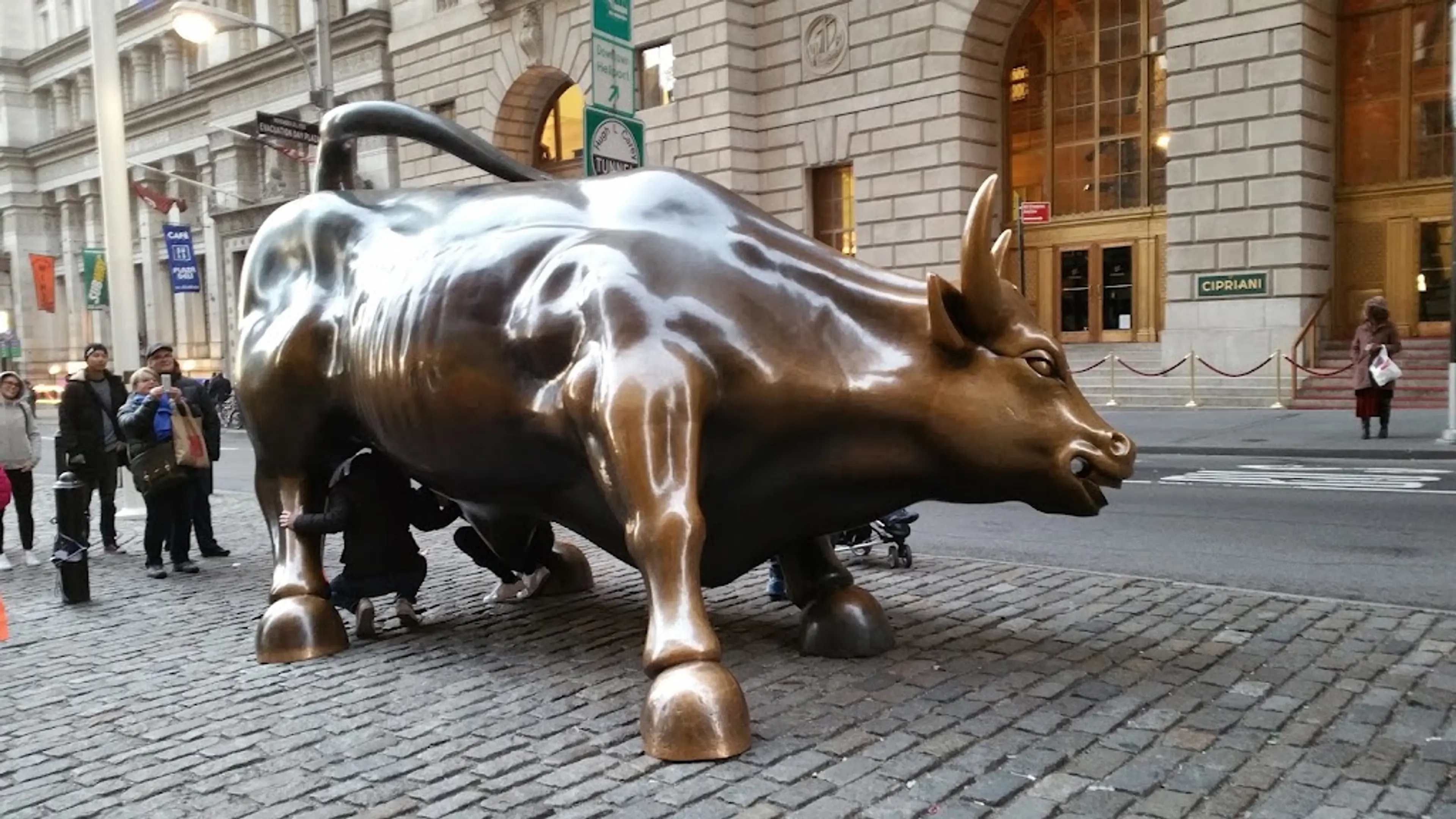 Charging Bull statue