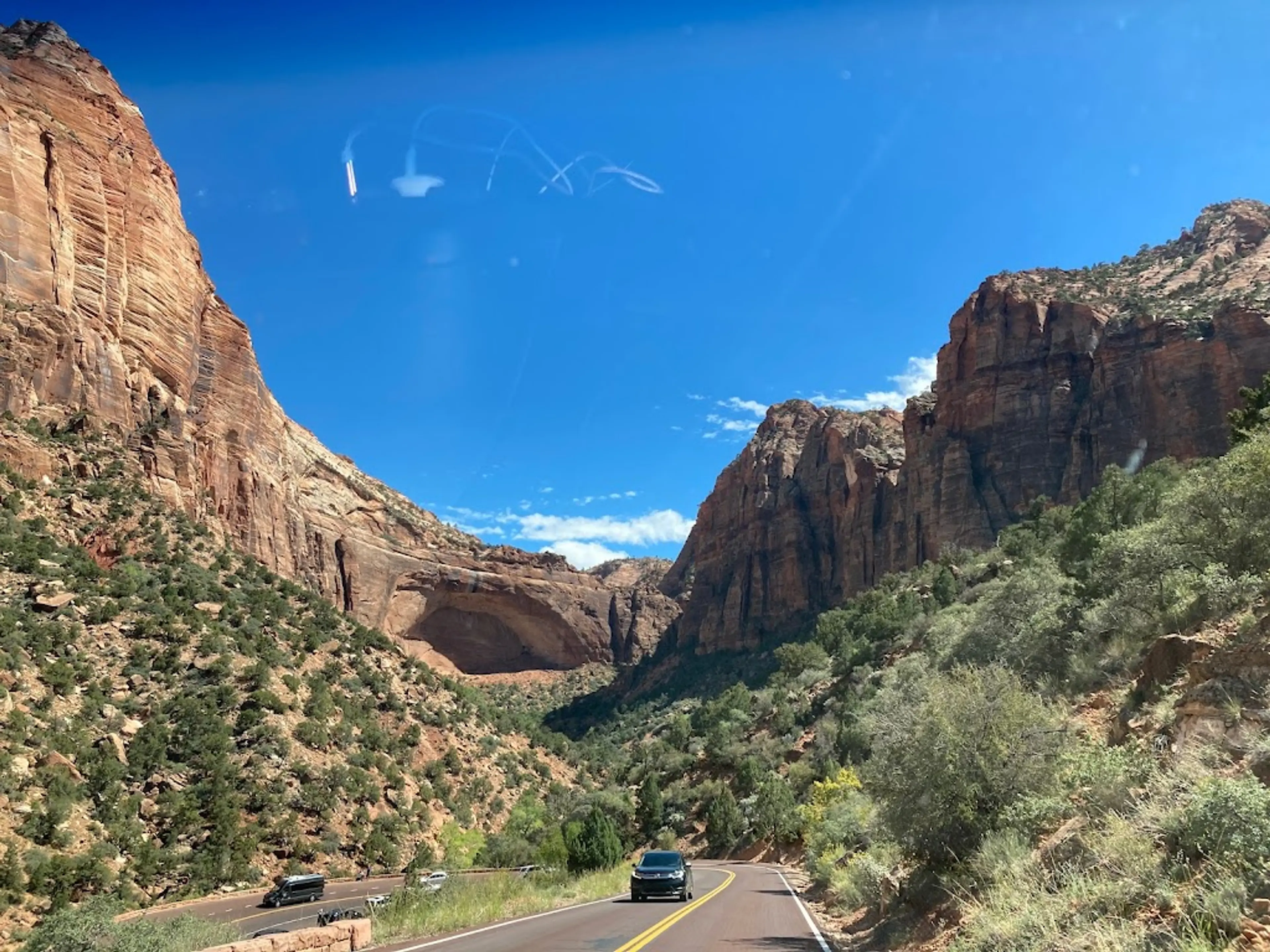 Scenic Drive through Zion National Park