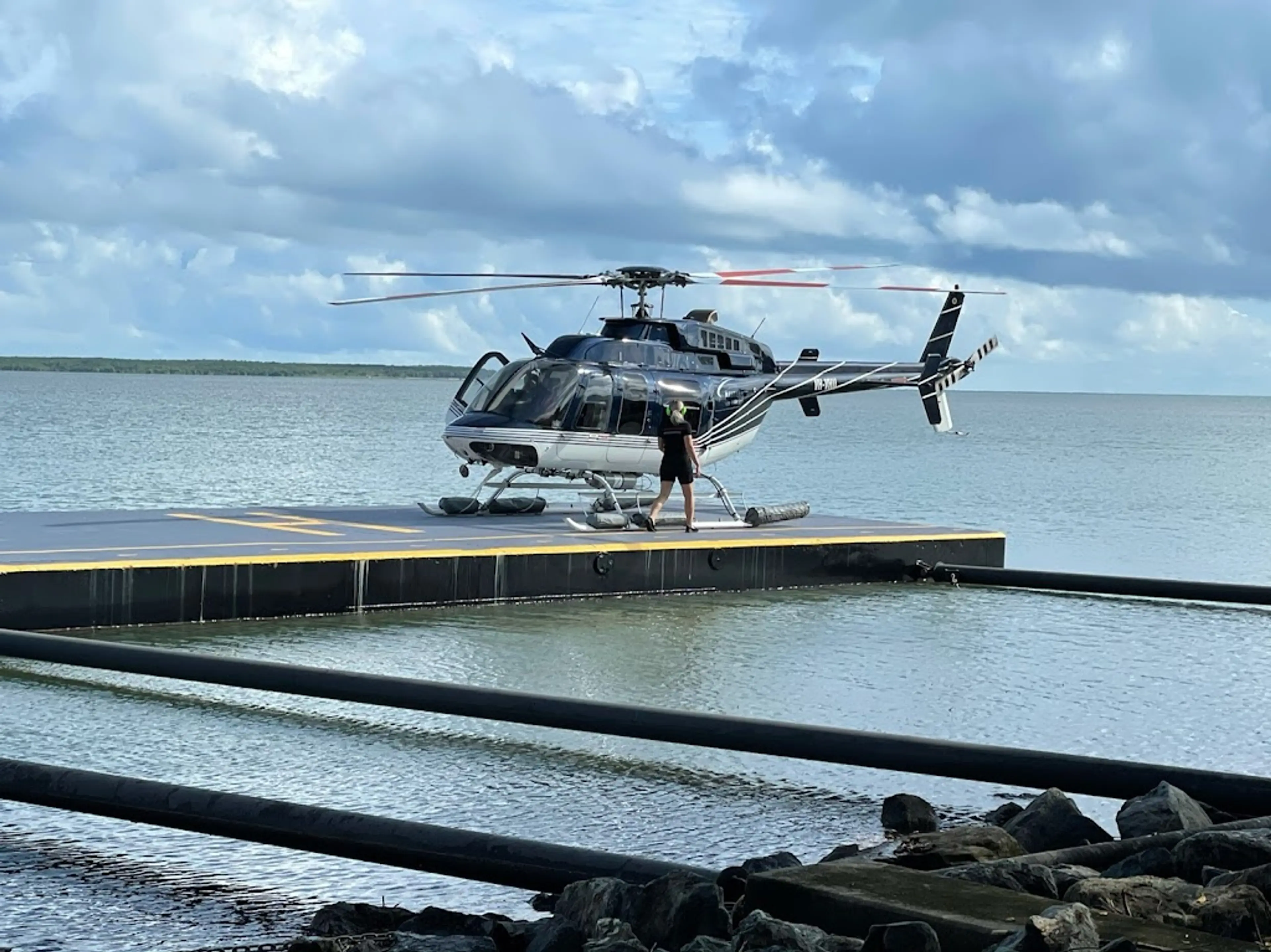 Scenic helicopter ride