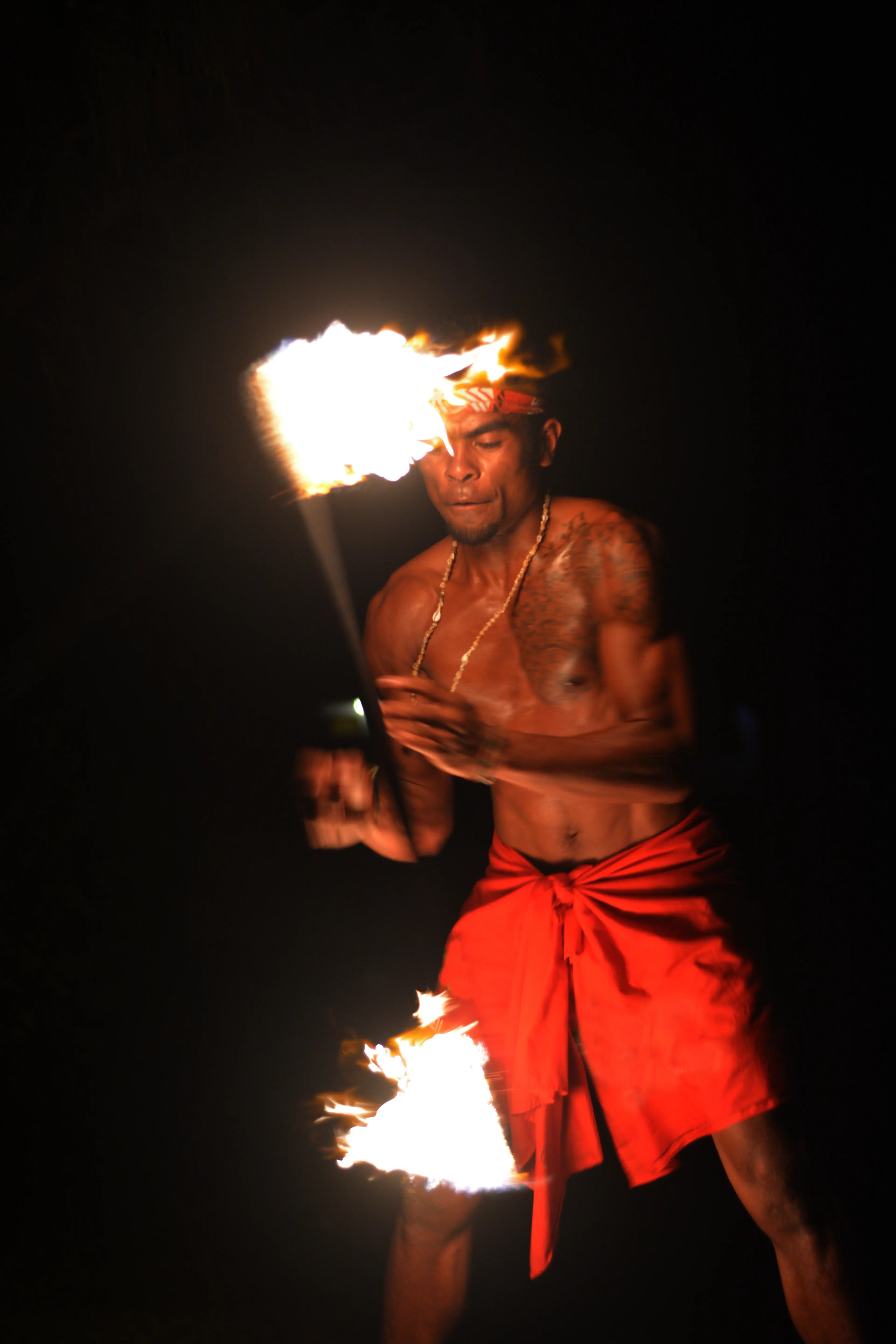 Fijian Fire Dancing Show
