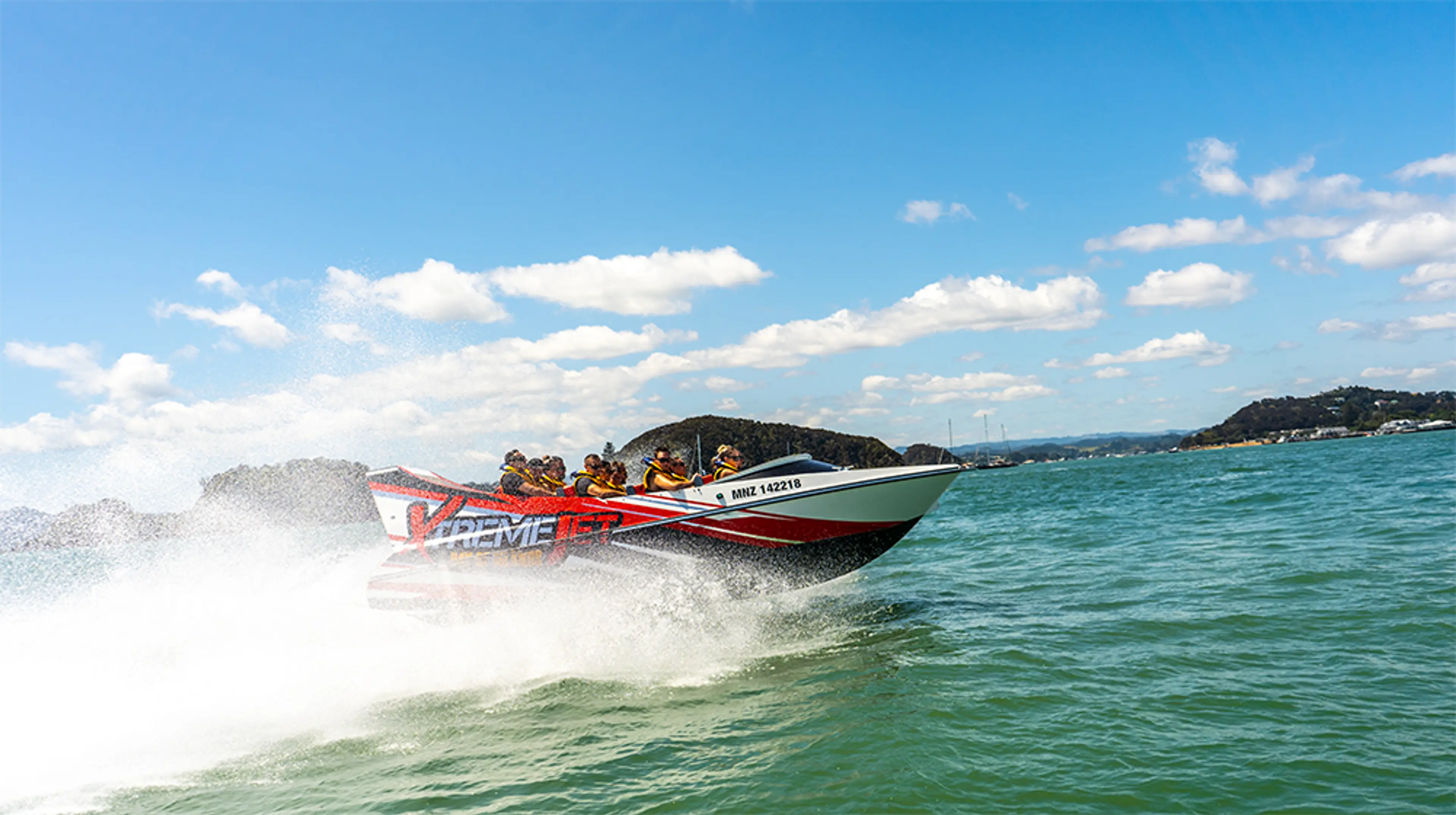 Jet boat ride
