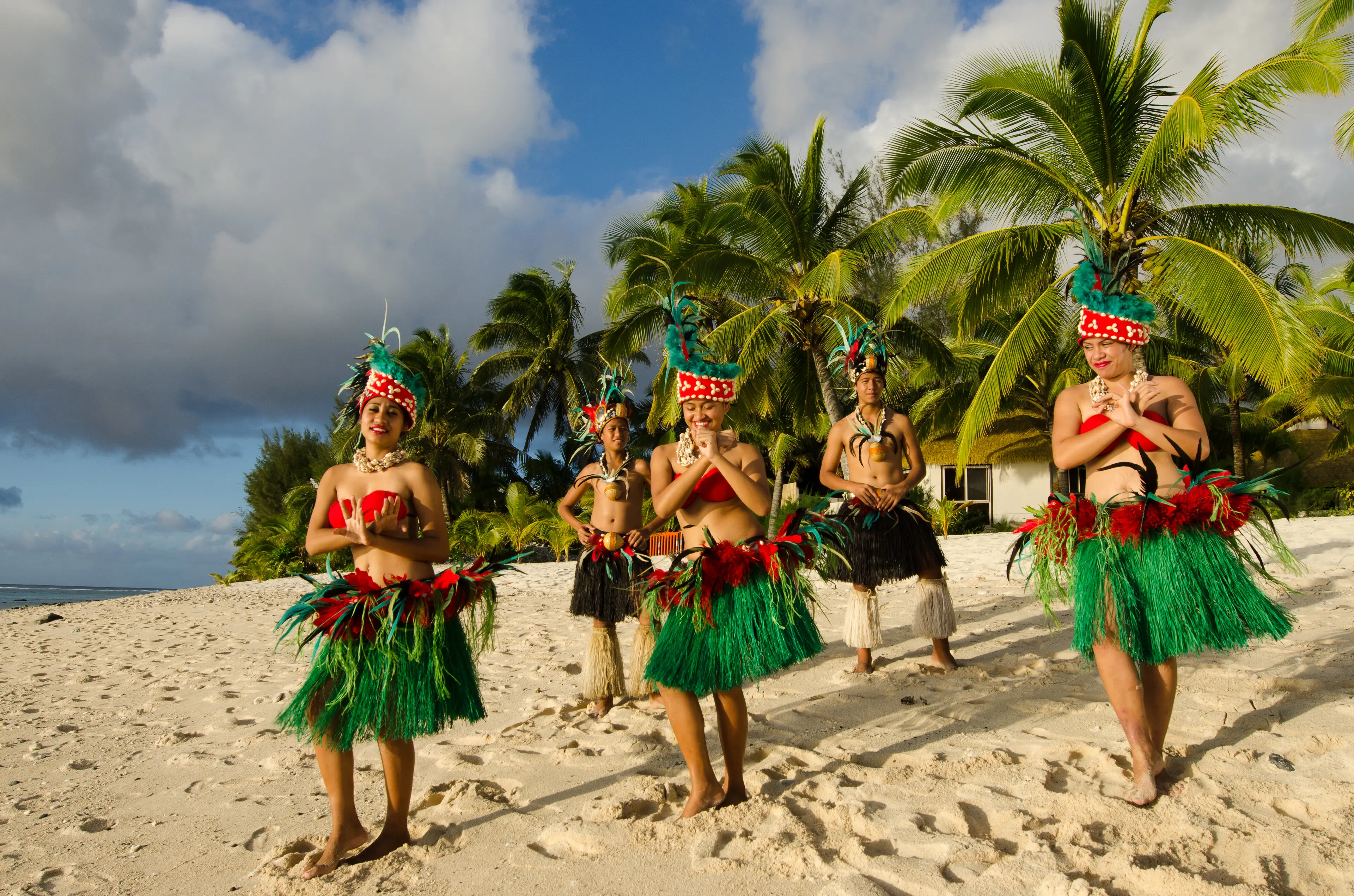 Traditional 'ote'a' dance performance