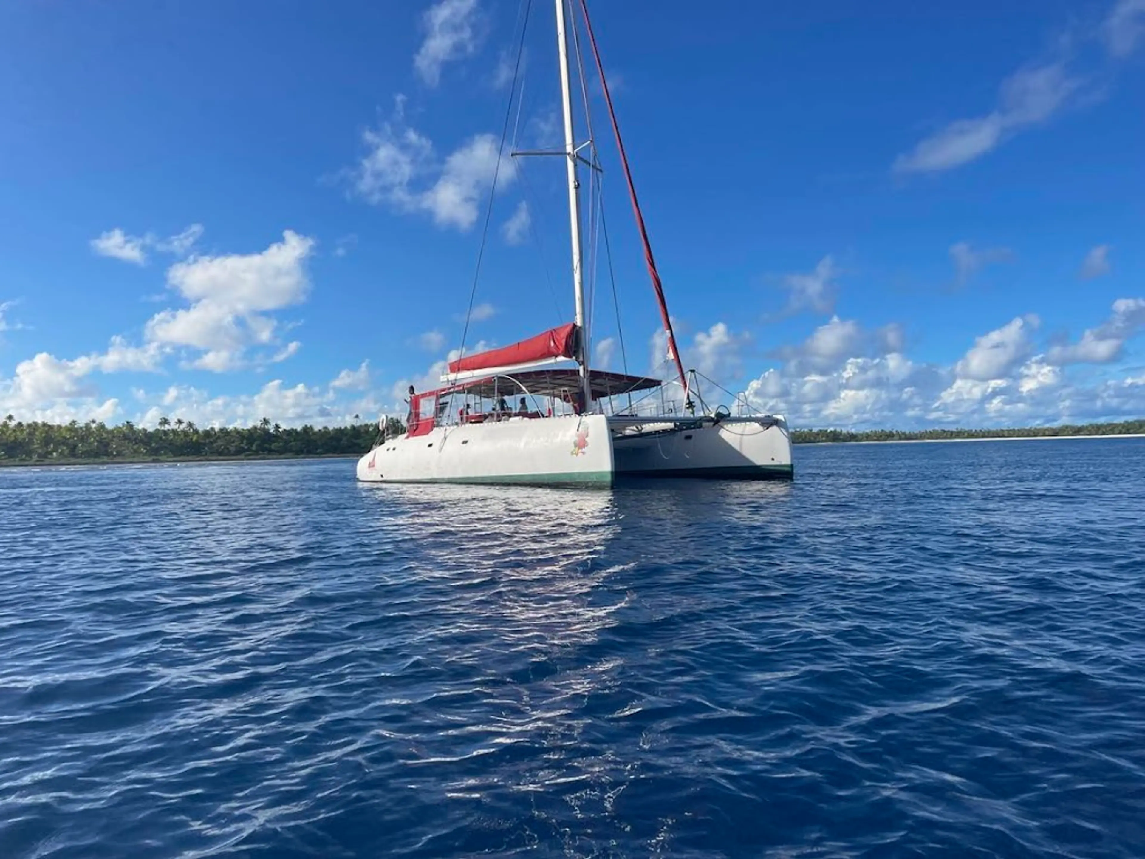 Catamaran sailing