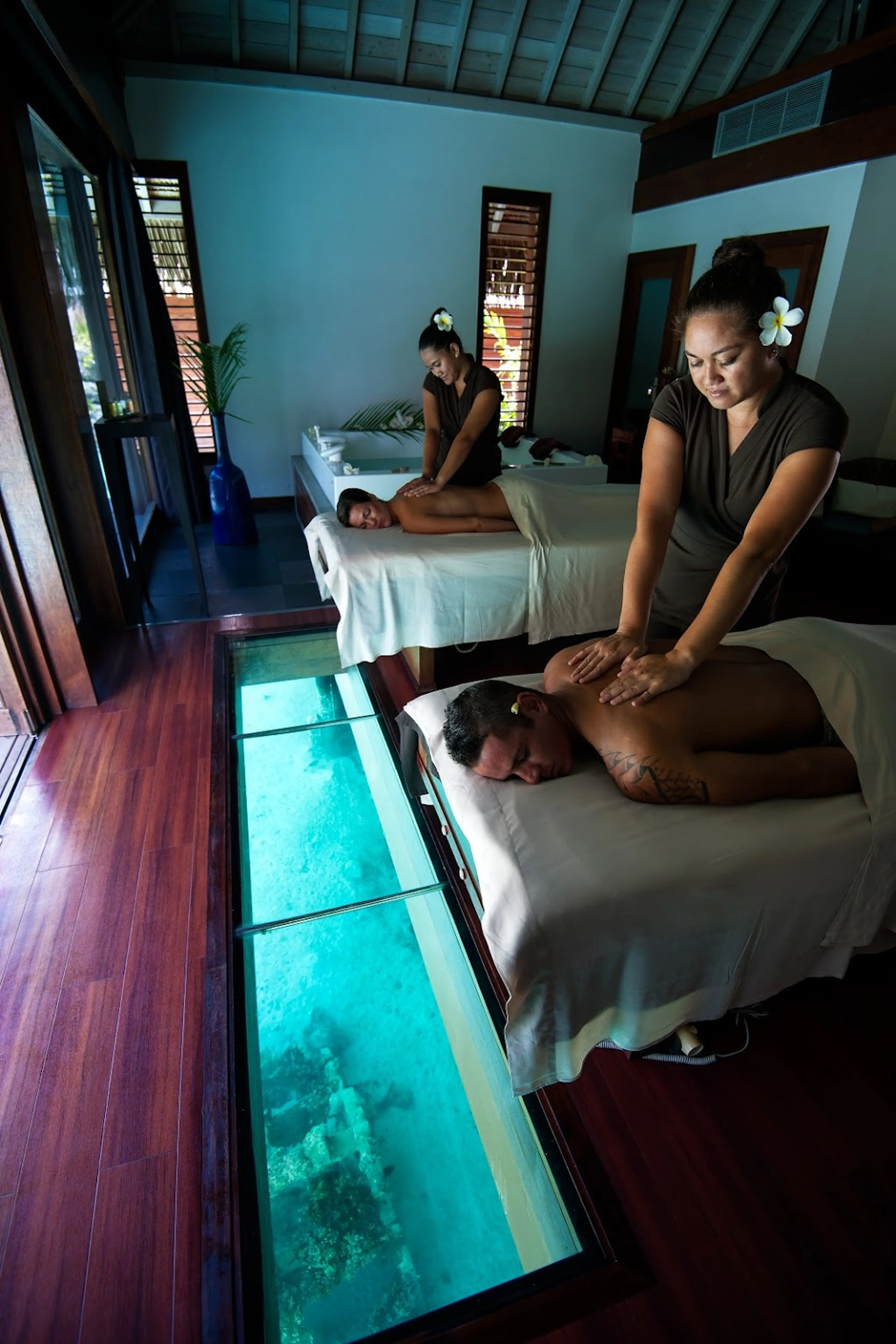 Spa treatment at the resort
