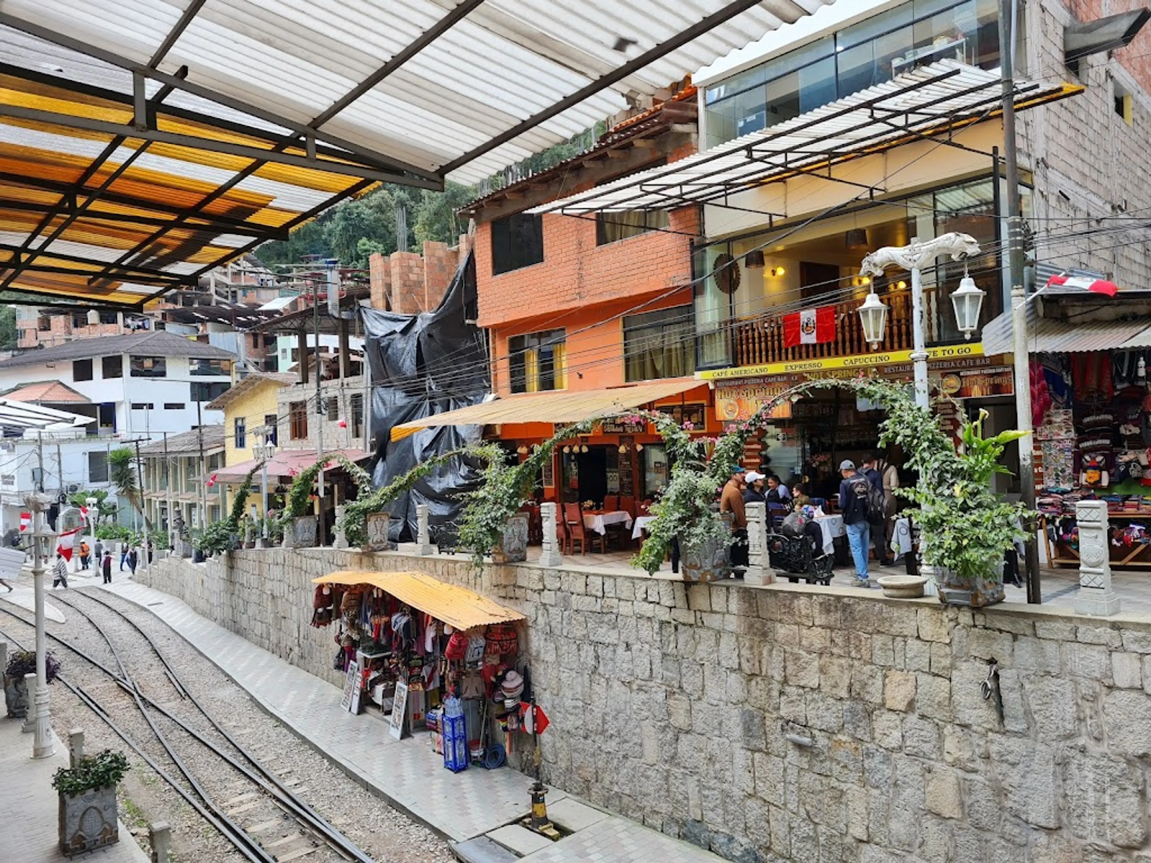 Aguas Calientes market