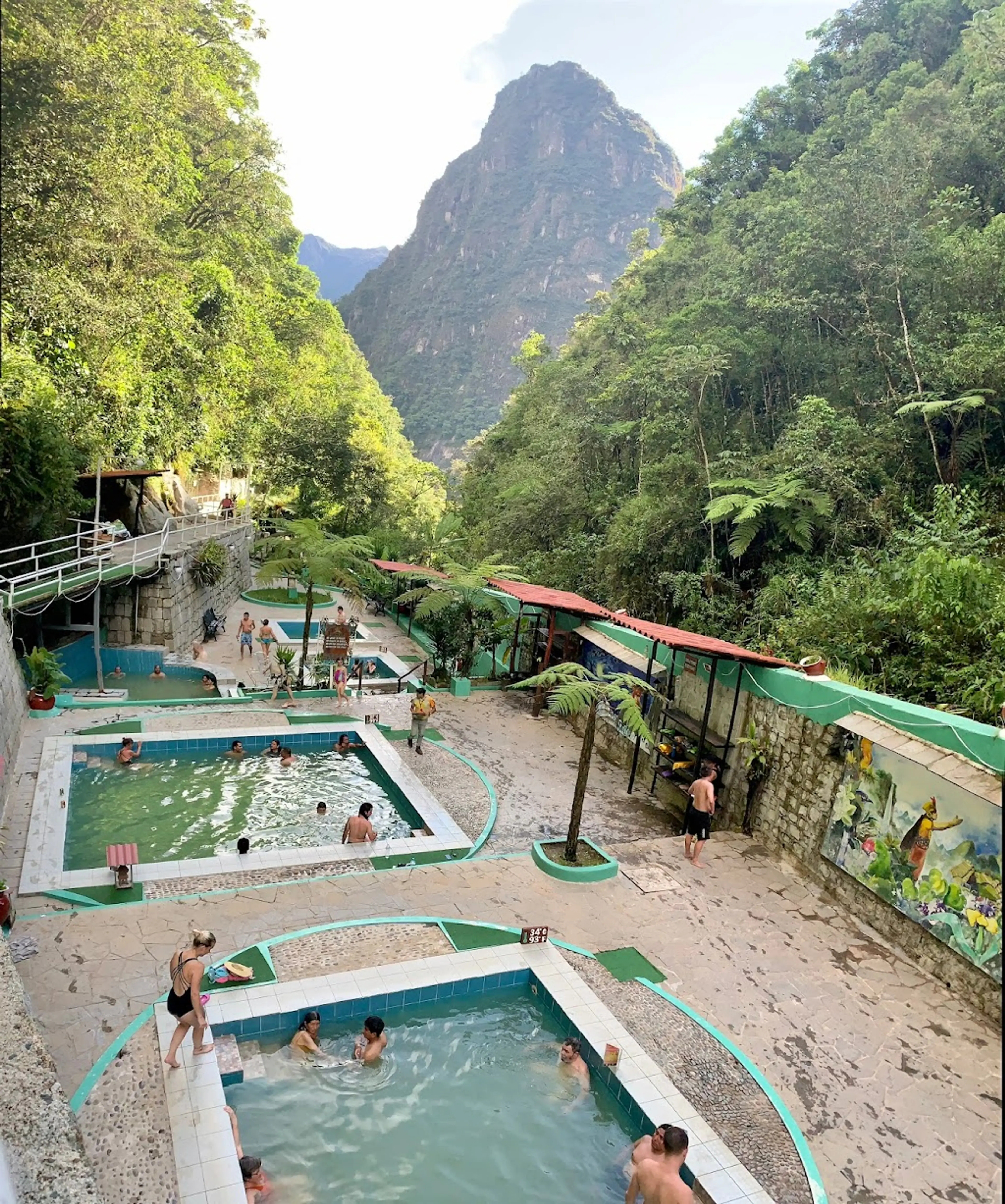Hot springs of Aguas Calientes