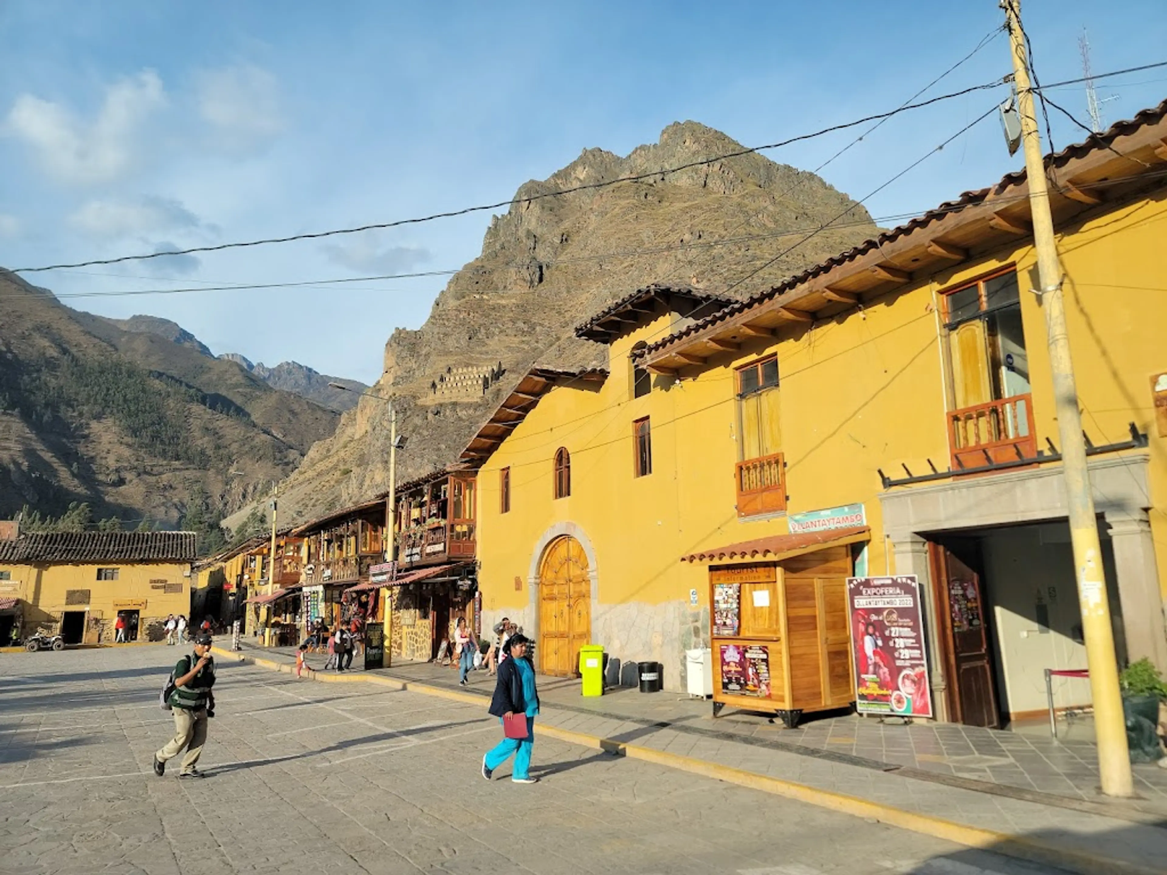 Town square of Ollantaytambo