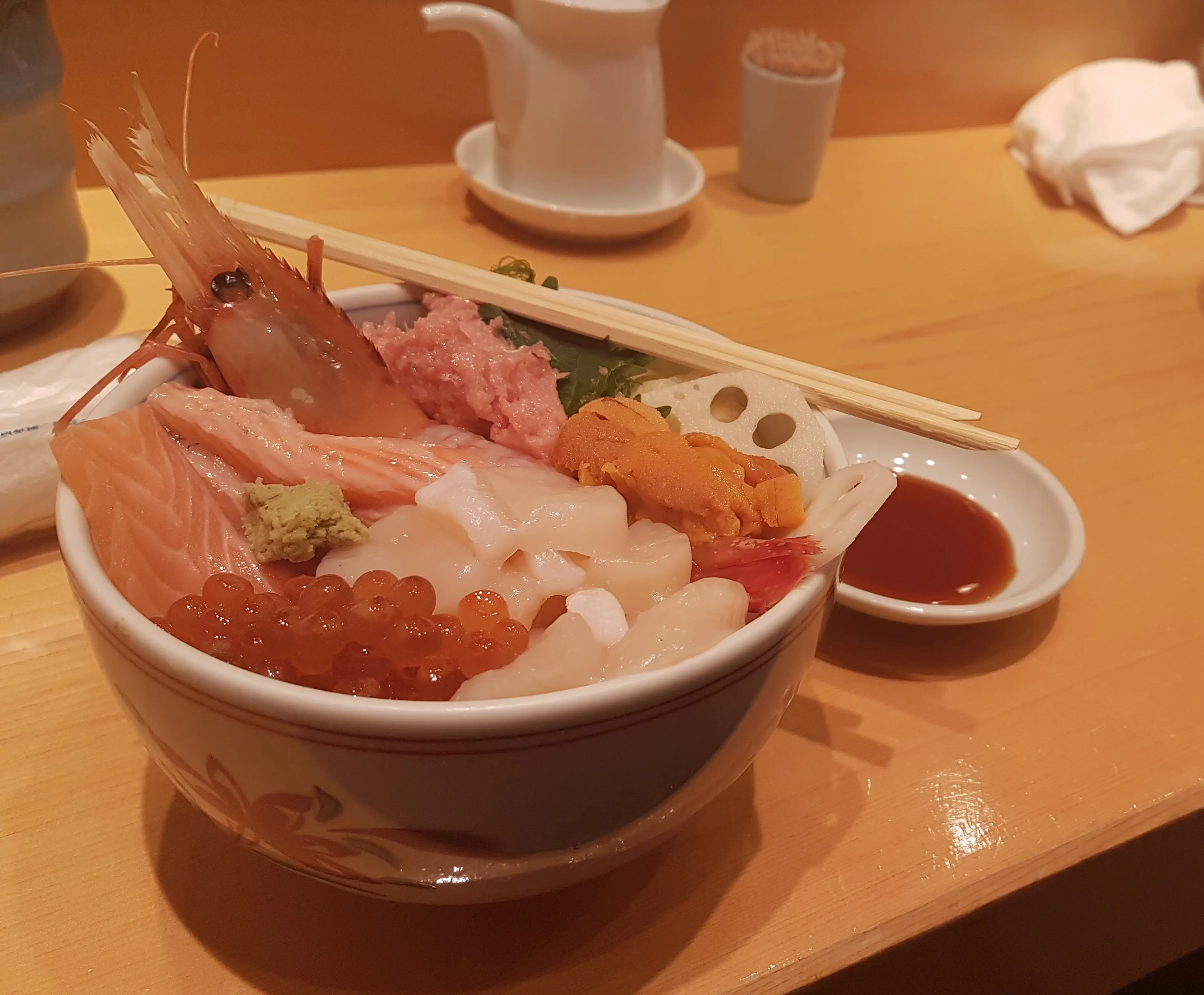 Seafood Donburi