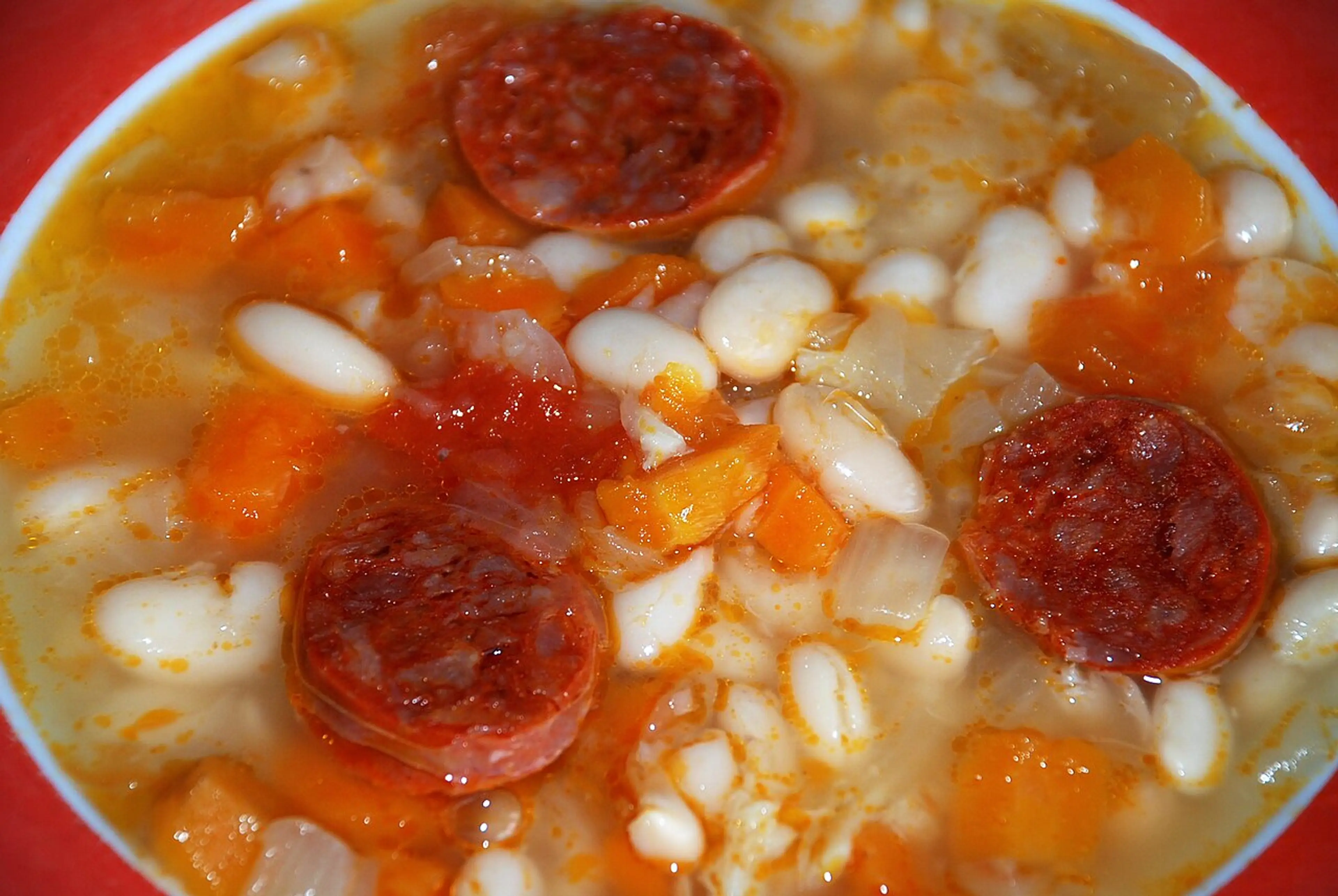 Alubias con Chorizo