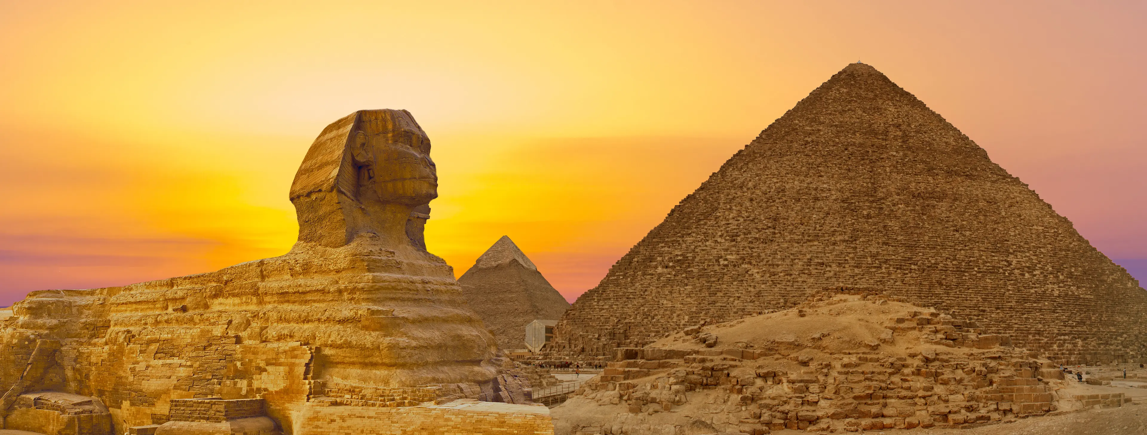 Sphinx and Pyramids of Egypt