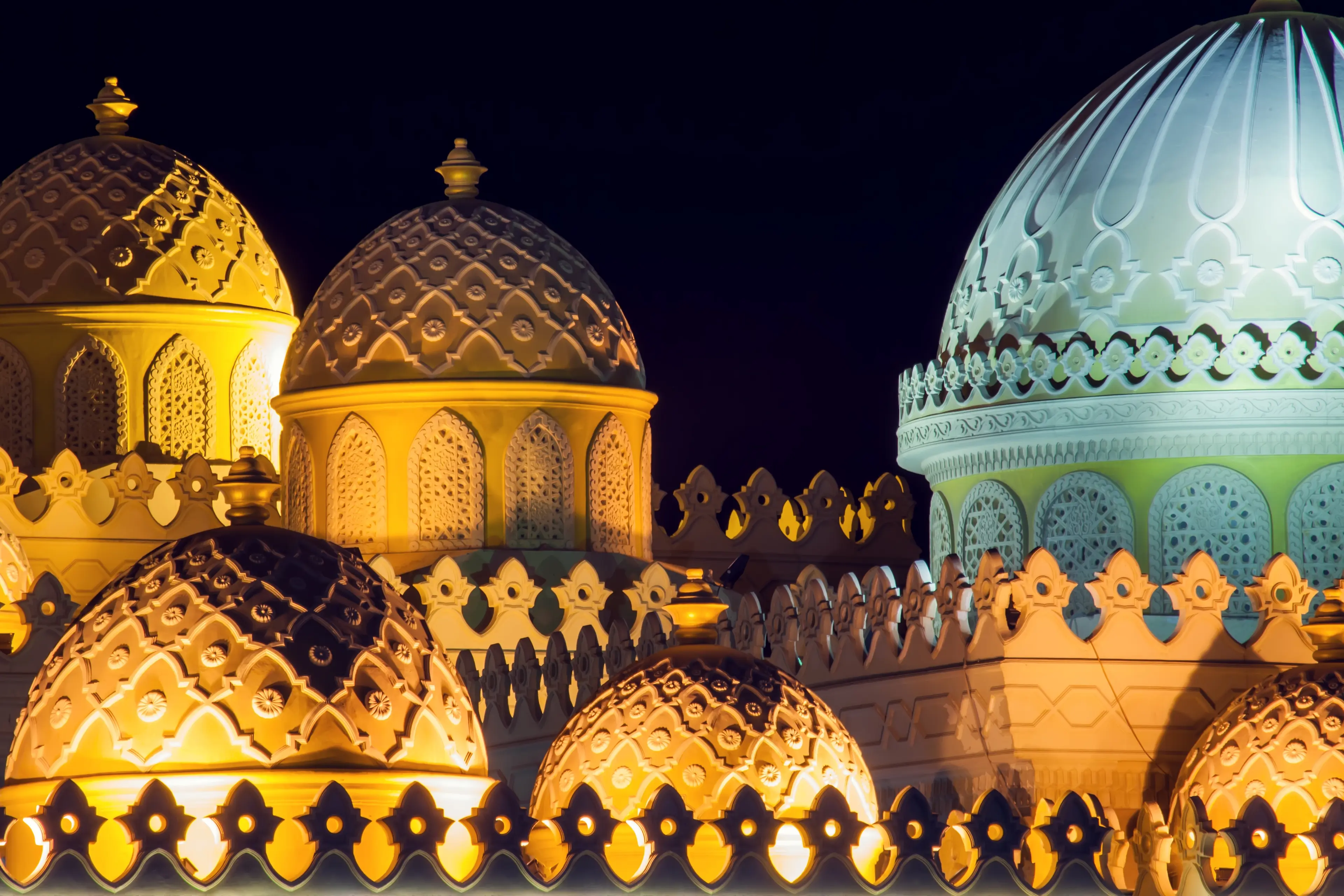 Domes of the El Mina Masjid mosque