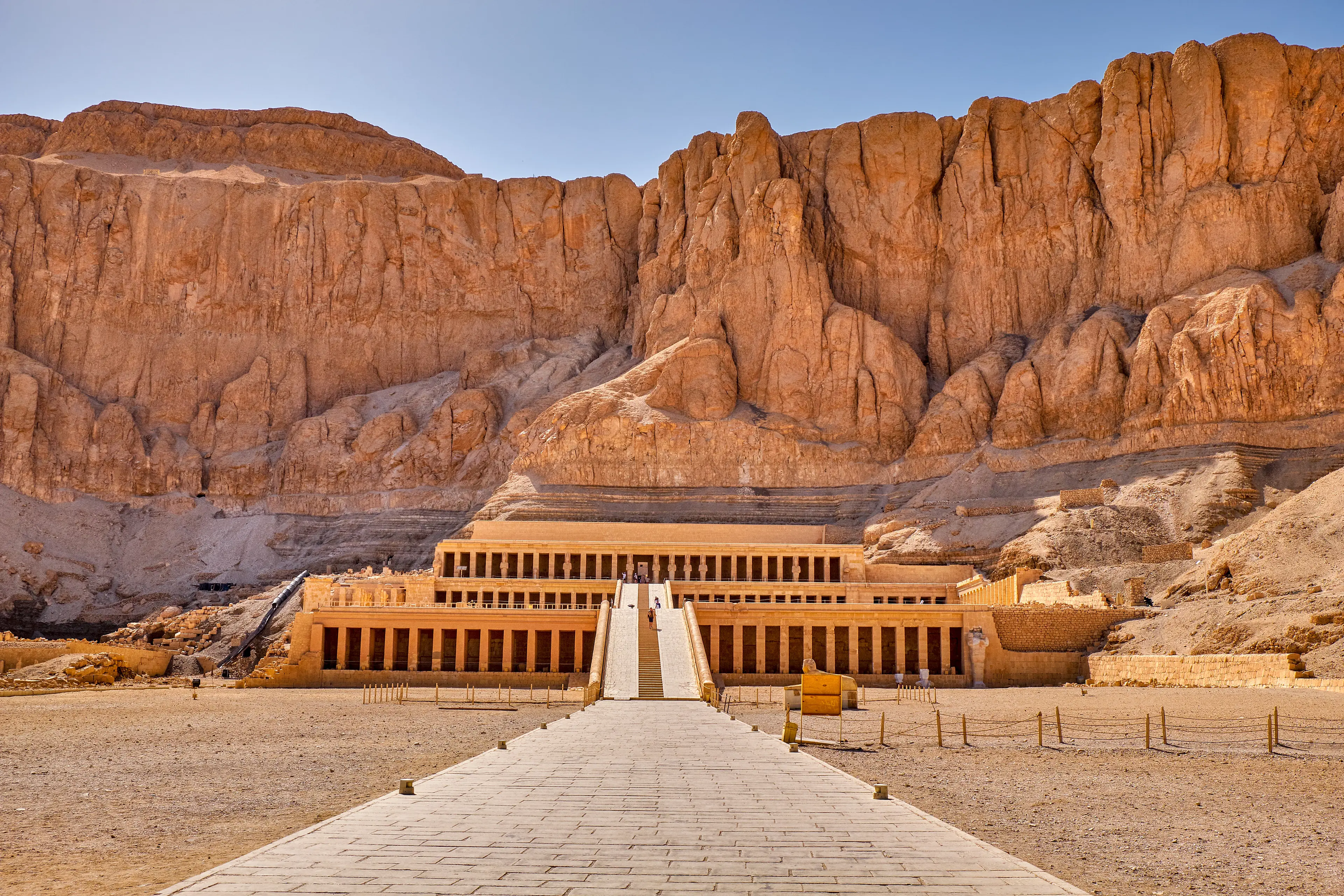 Ruins of the Mortuary temple of Hatshepsut