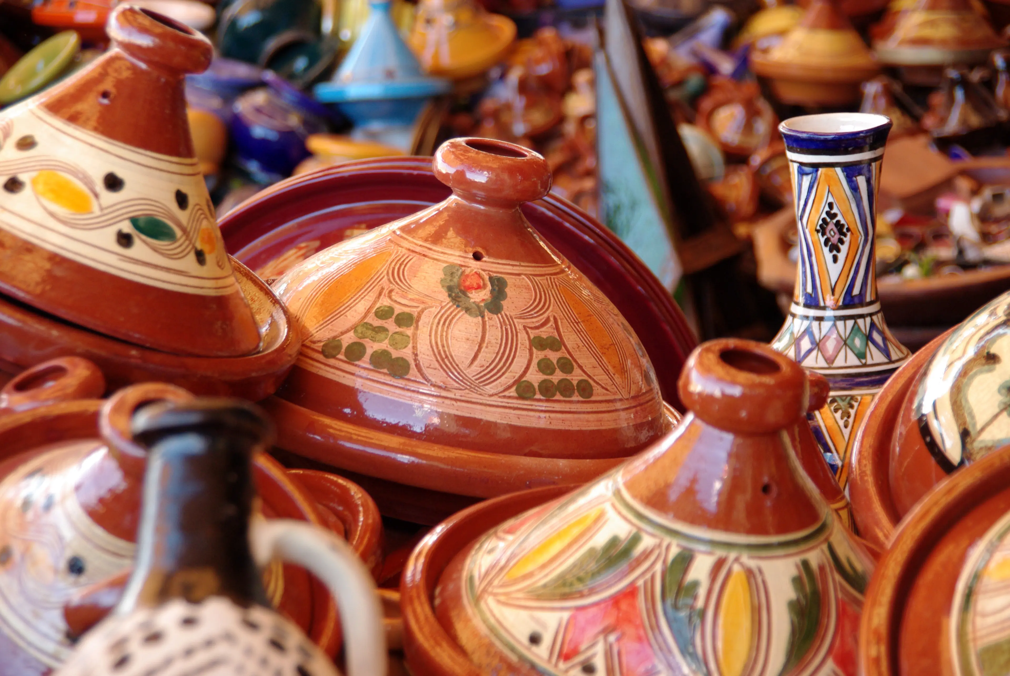 Traditional tajine clay pots Traditional tajine clay pots