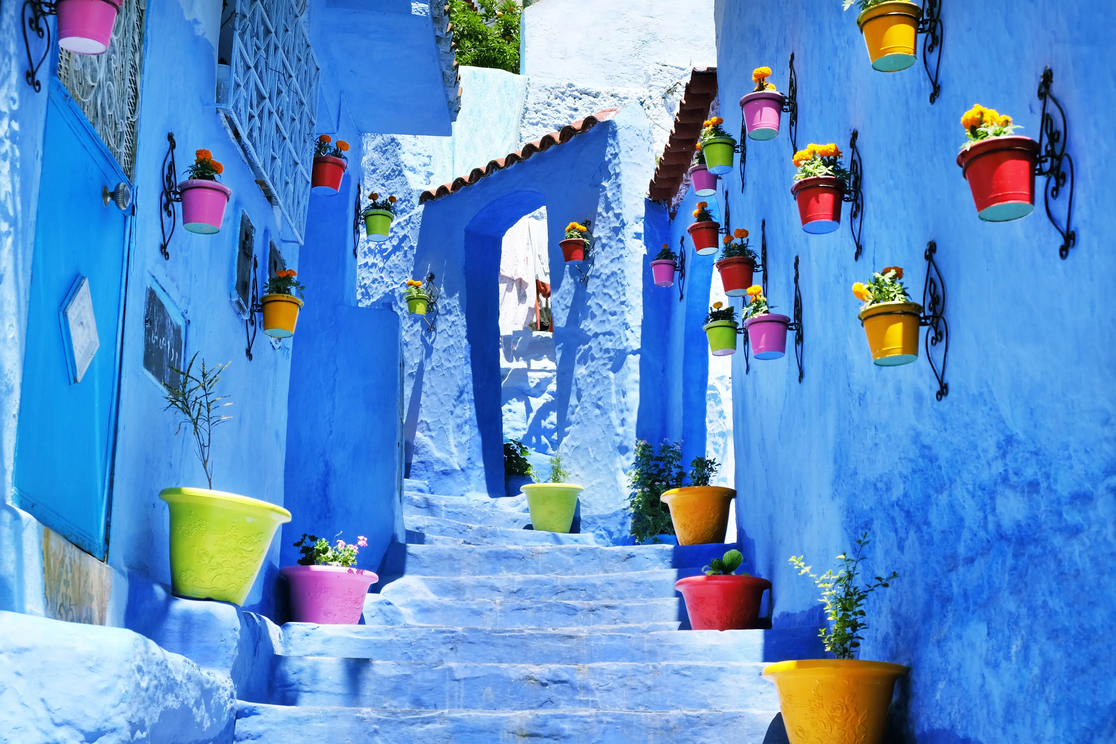 Traditional architecture with vivid colors Traditional architecture with vivid colors