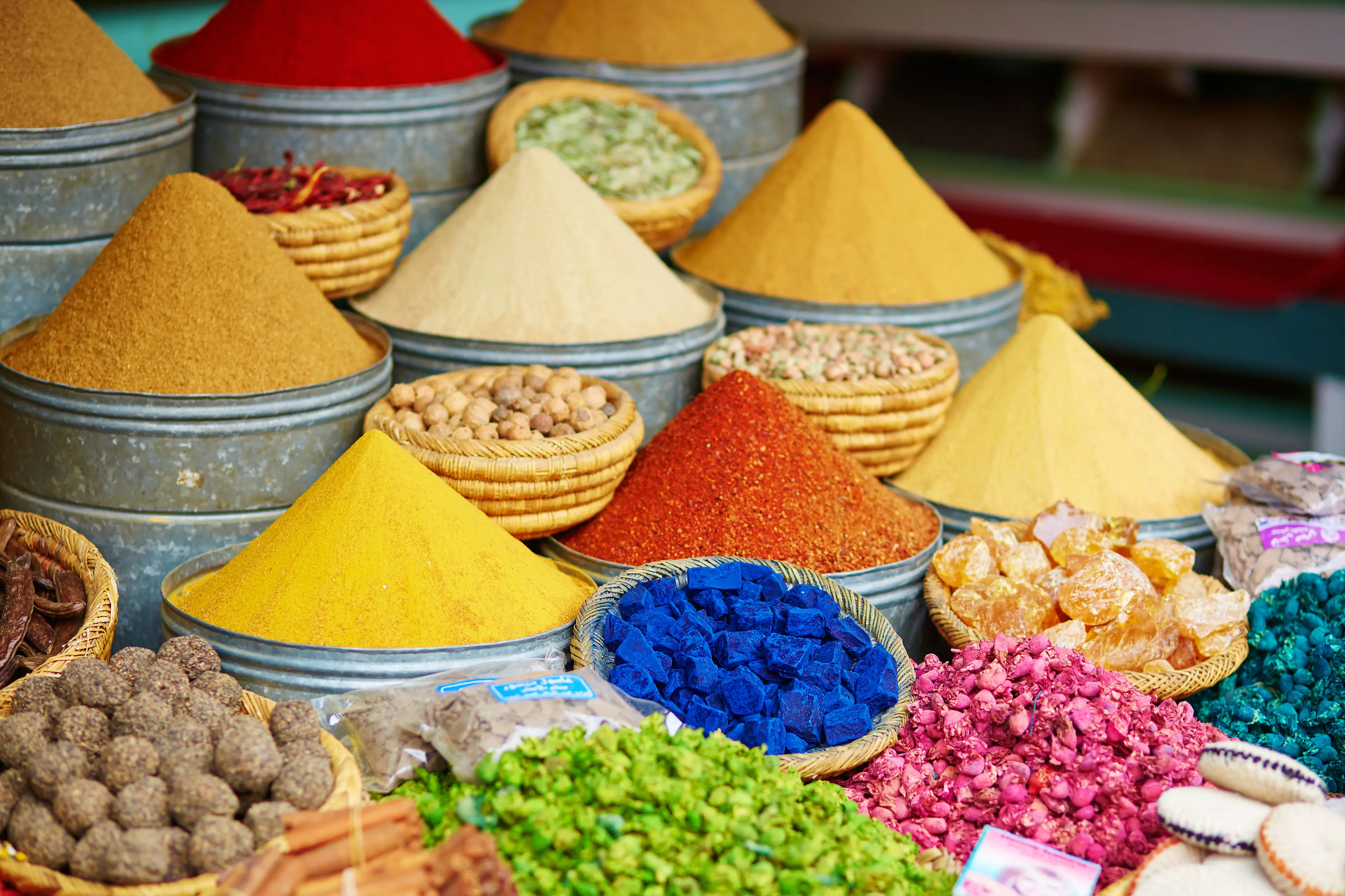 Spices on the market Spices on the market
