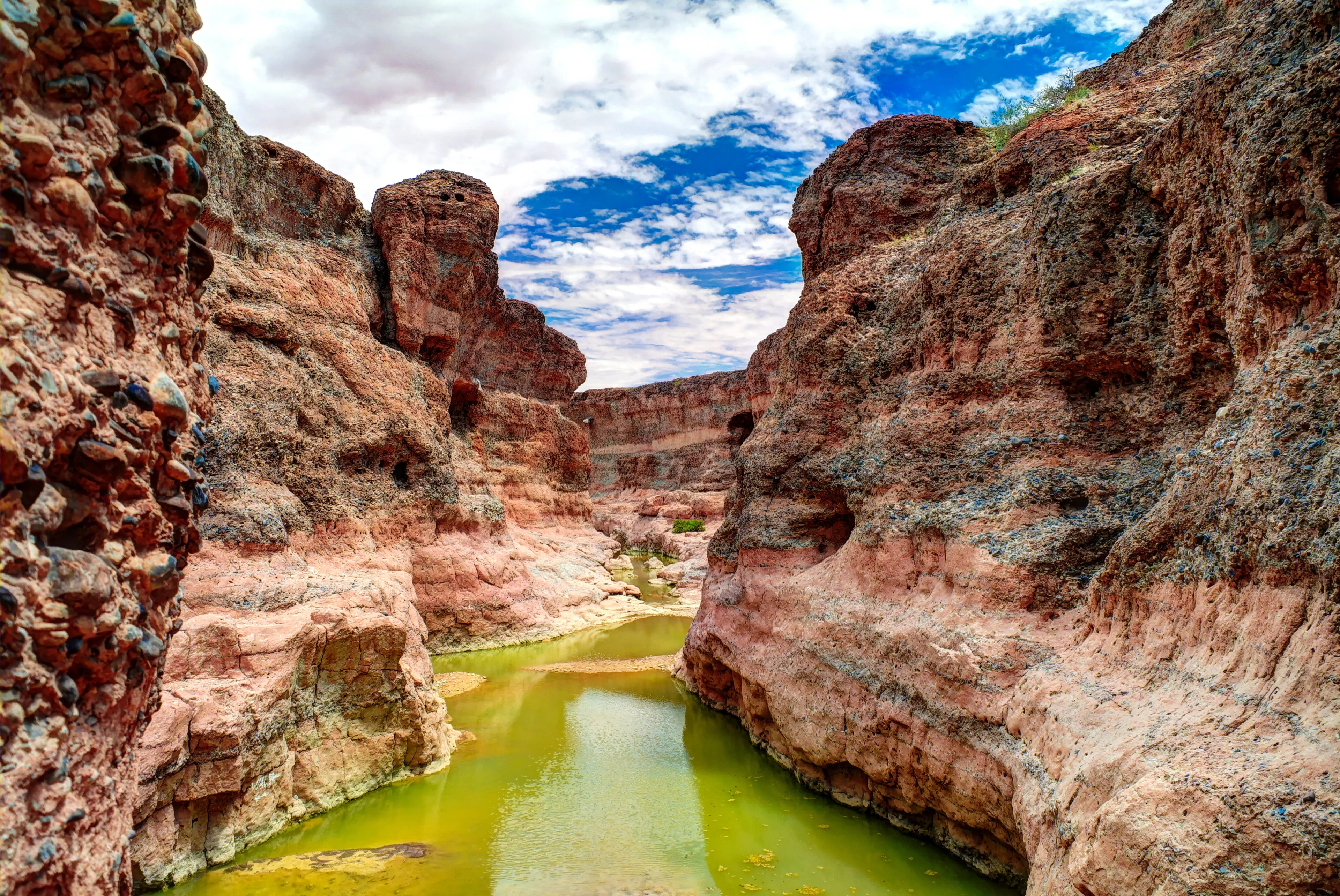 Sesriem canyon of Tsauchab river