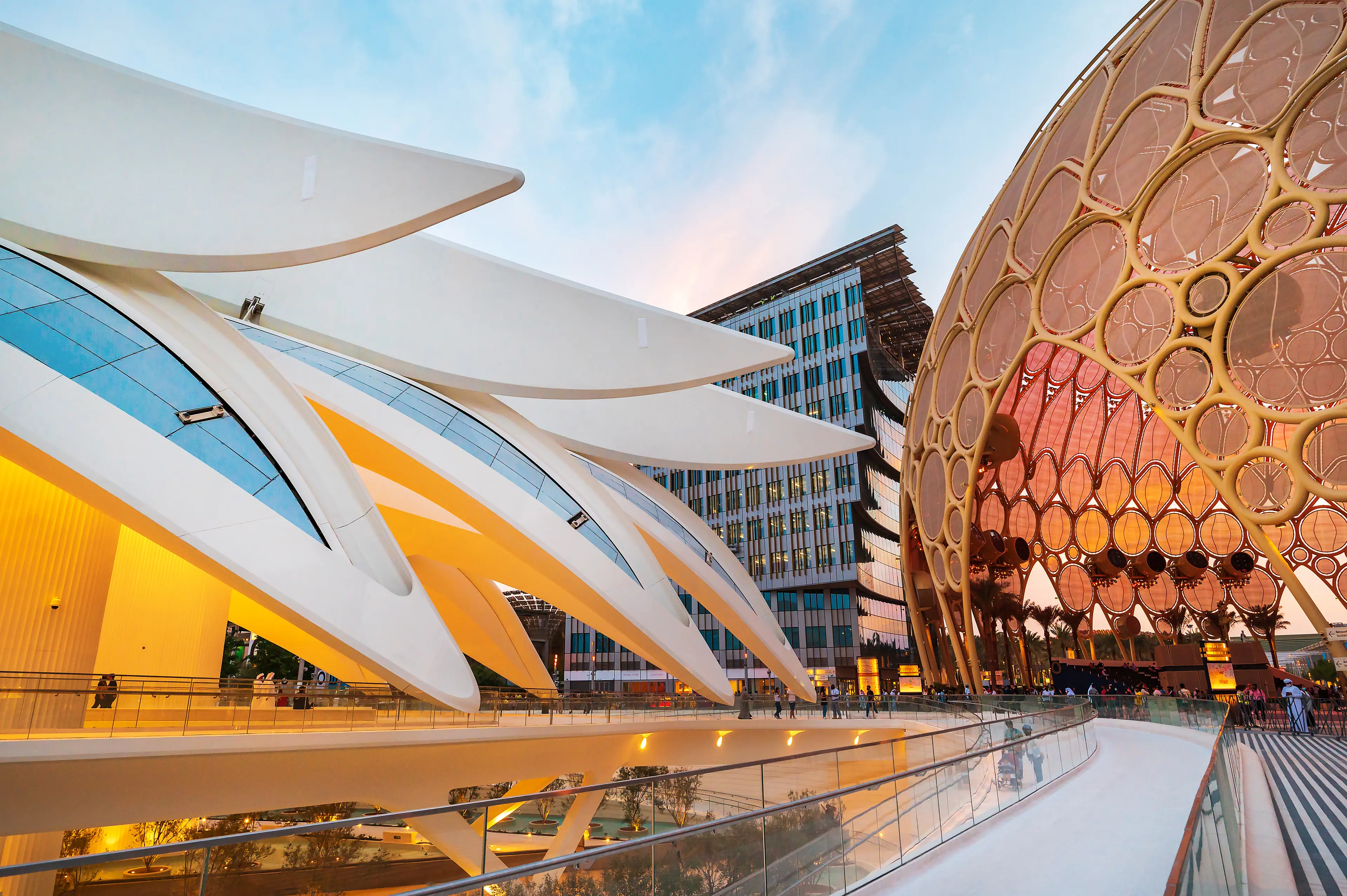 United Arab Emirates Pavilion with Al Wasl Plaza