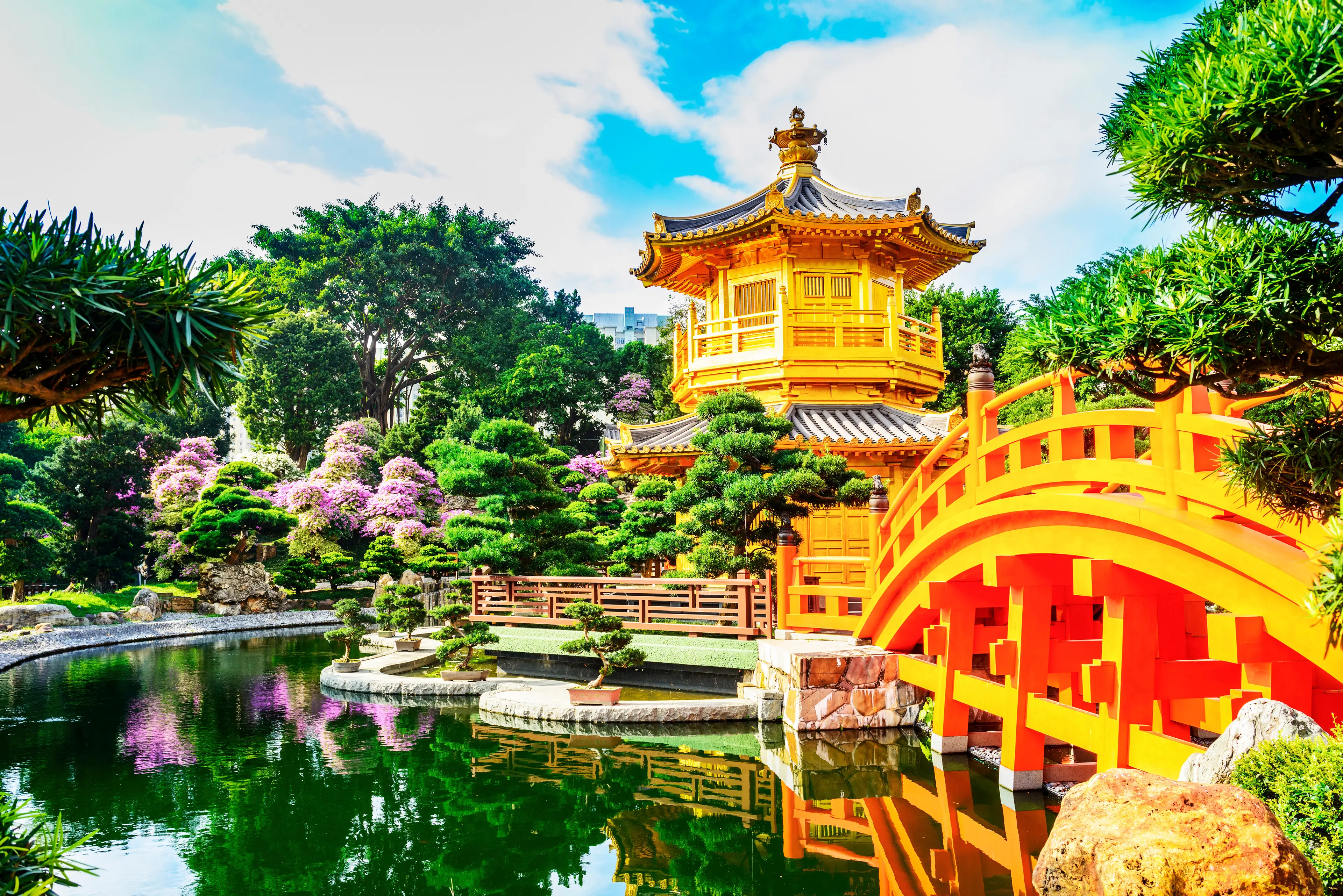 Nan Lian Garden, a Chinese Classical Garden in Diamond Hill Kowloon