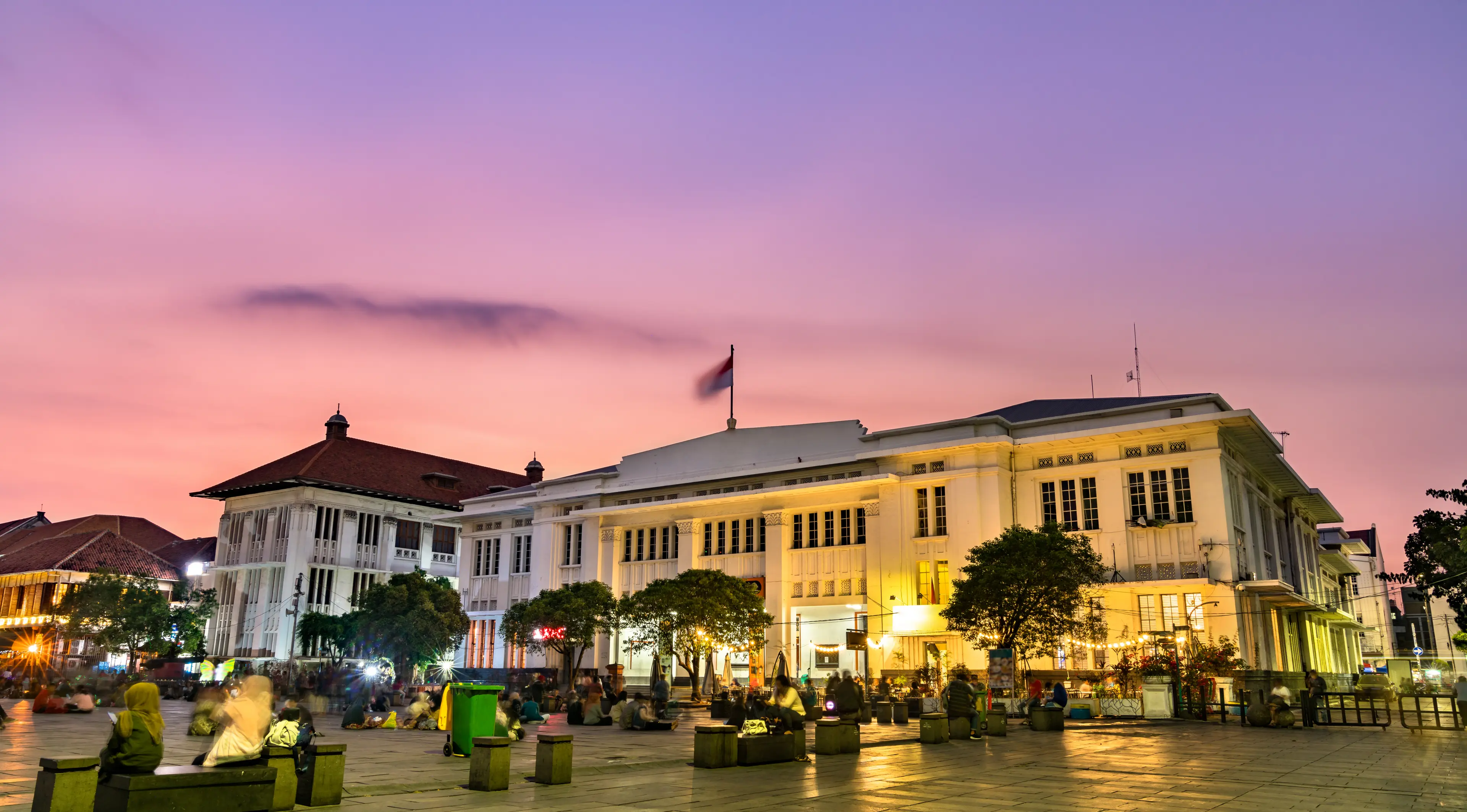 Jakarta Kota Post Office, a Dutch colonial building Jakarta Kota Post Office, a Dutch colonial building