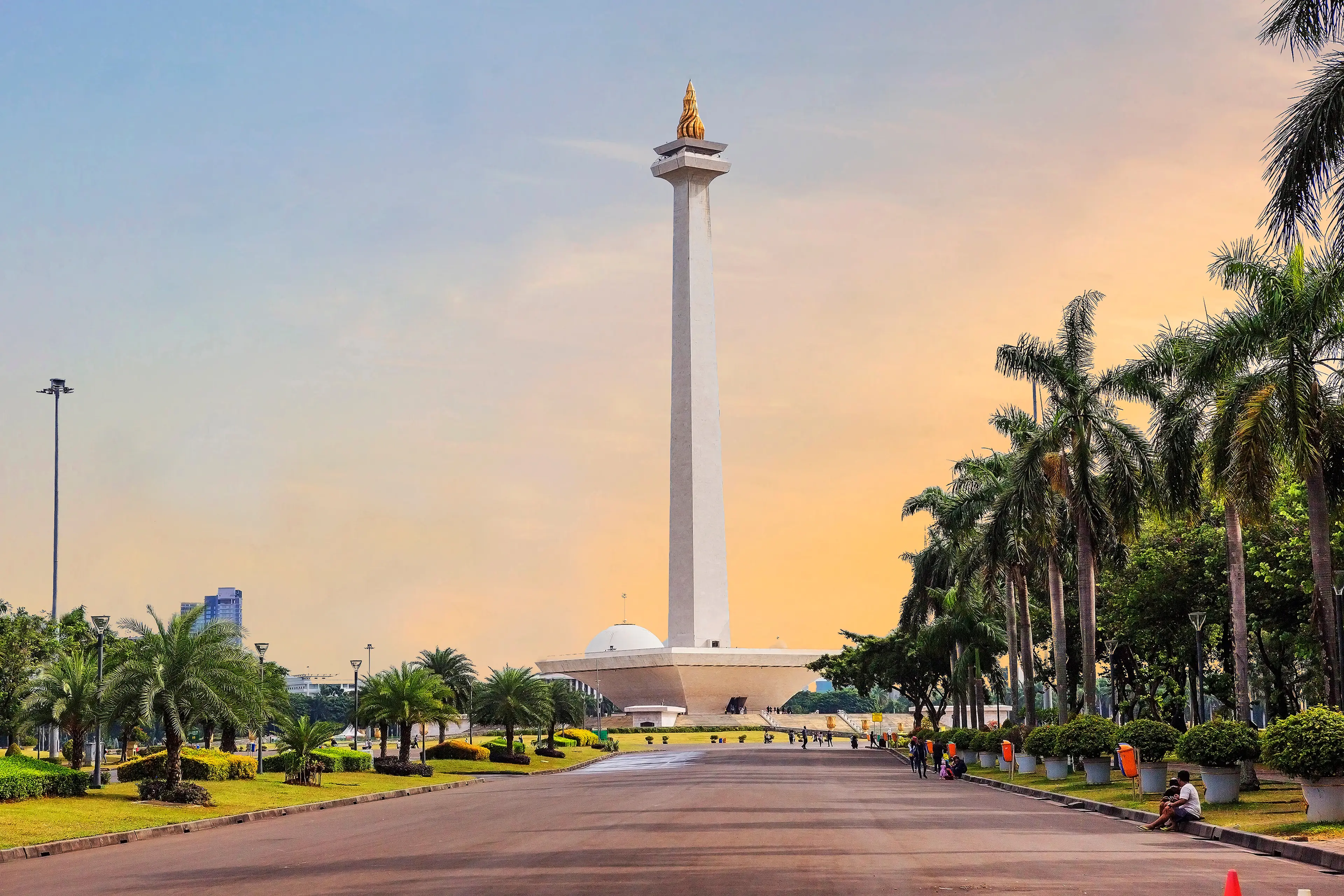 National monument or Monas symbolizing Indonesia's struggle for independence National monument or Monas symbolizing Indonesia's struggle for independence